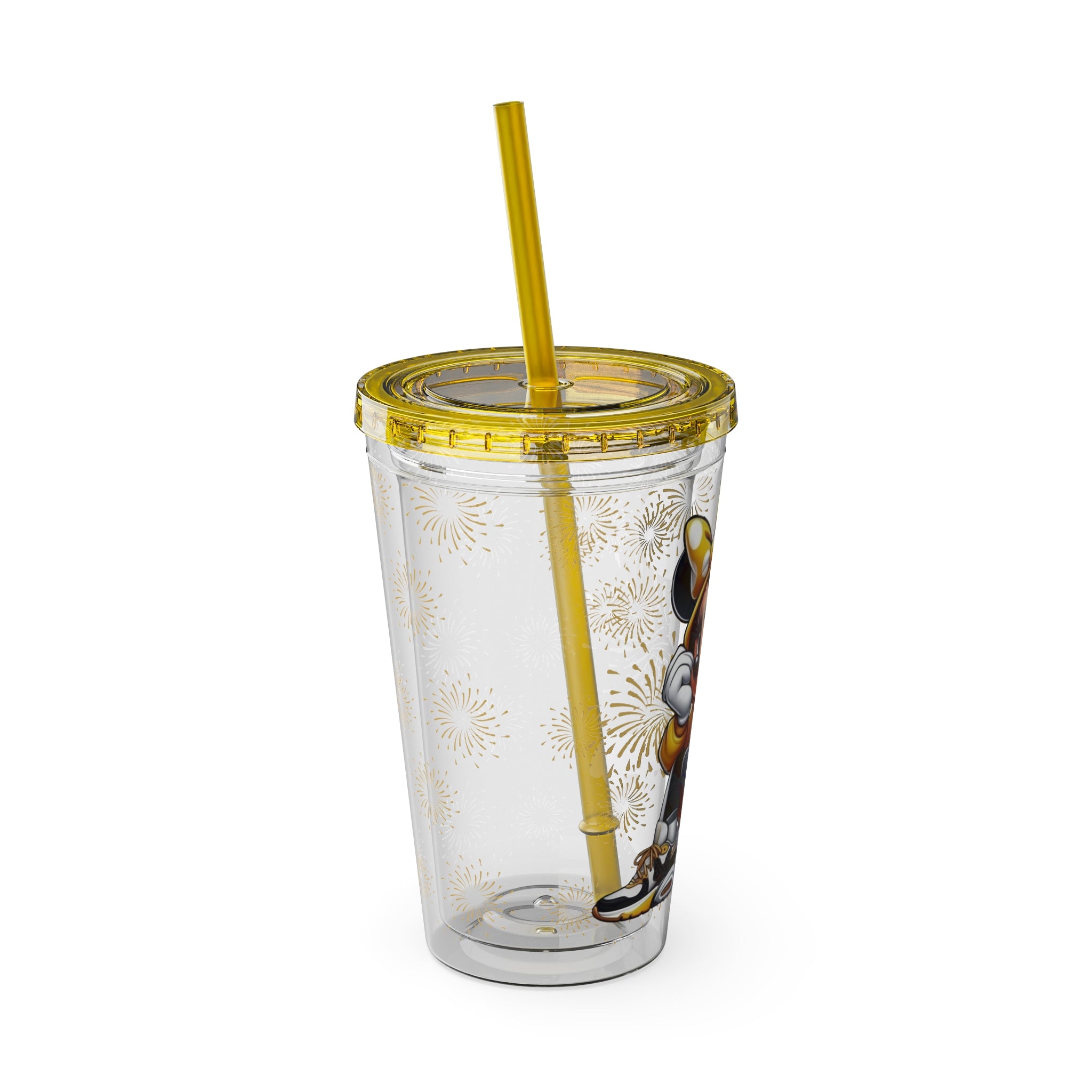 Minnie Mouse Sunsplash 16oz Tumbler with Straw