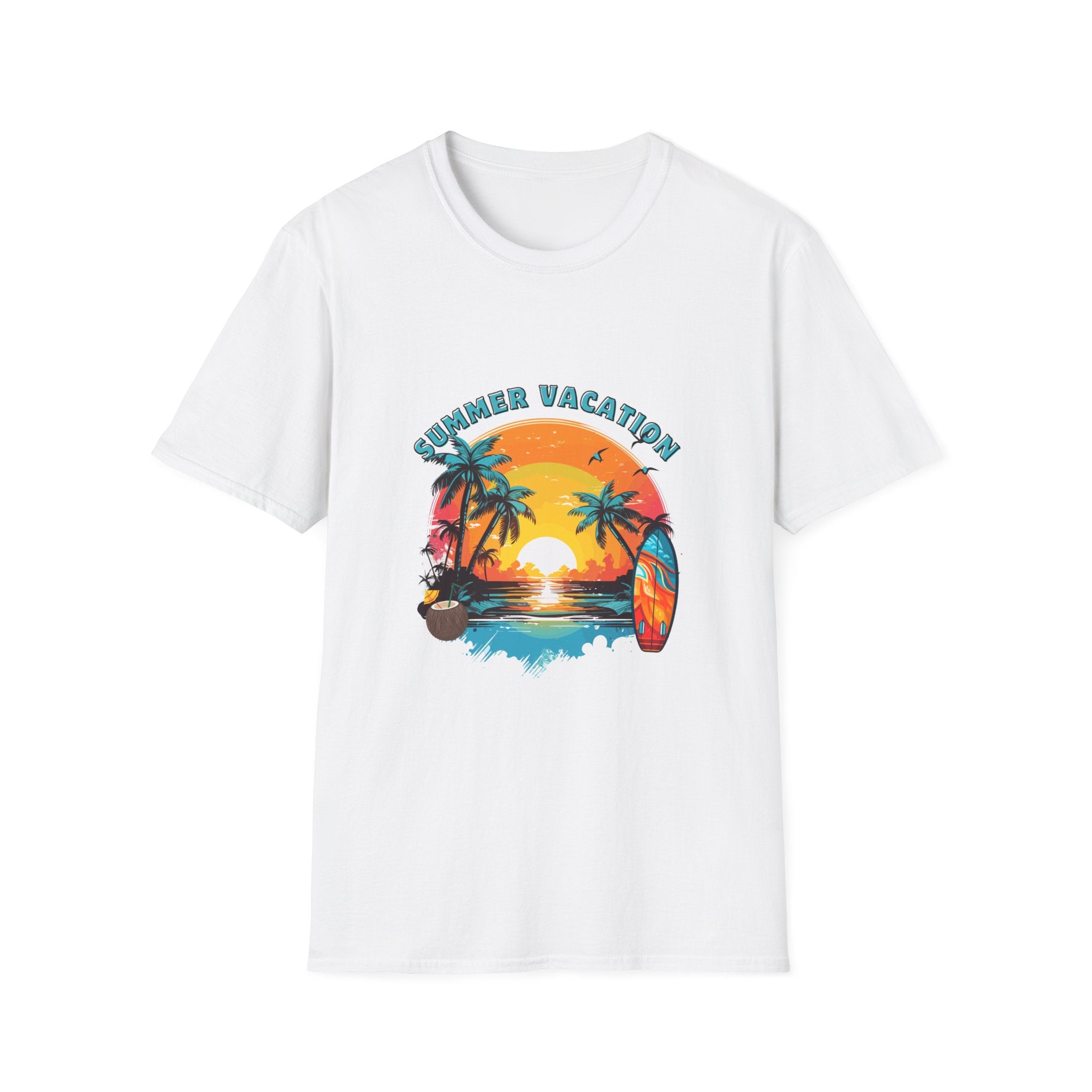 Summer Vacation Graphic T-Shirt