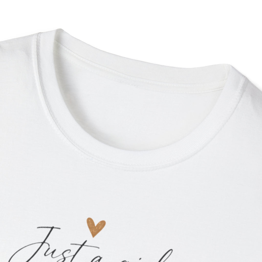 T-Shirt — “Just a Girl Who Loves Books” Literary Graphic Tee