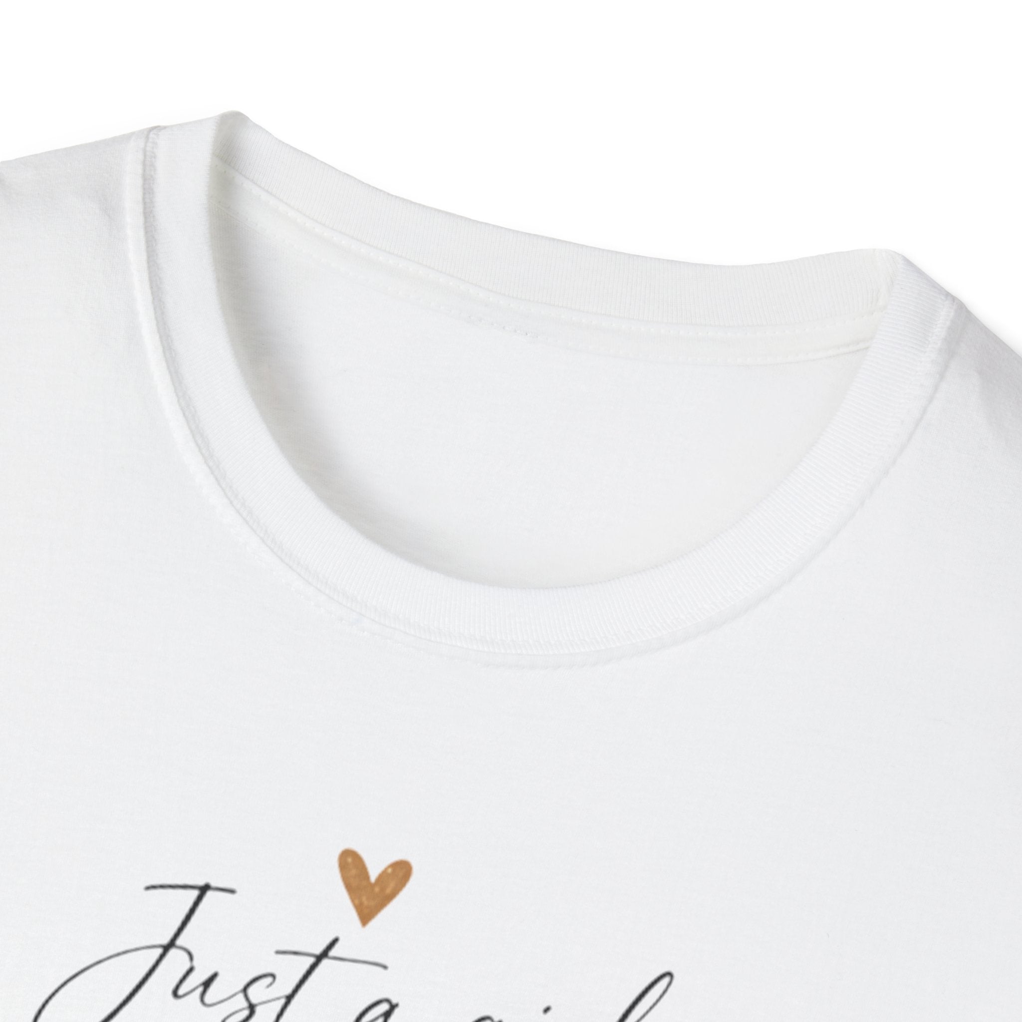 T-Shirt — “Just a Girl Who Loves Books” Literary Graphic Tee