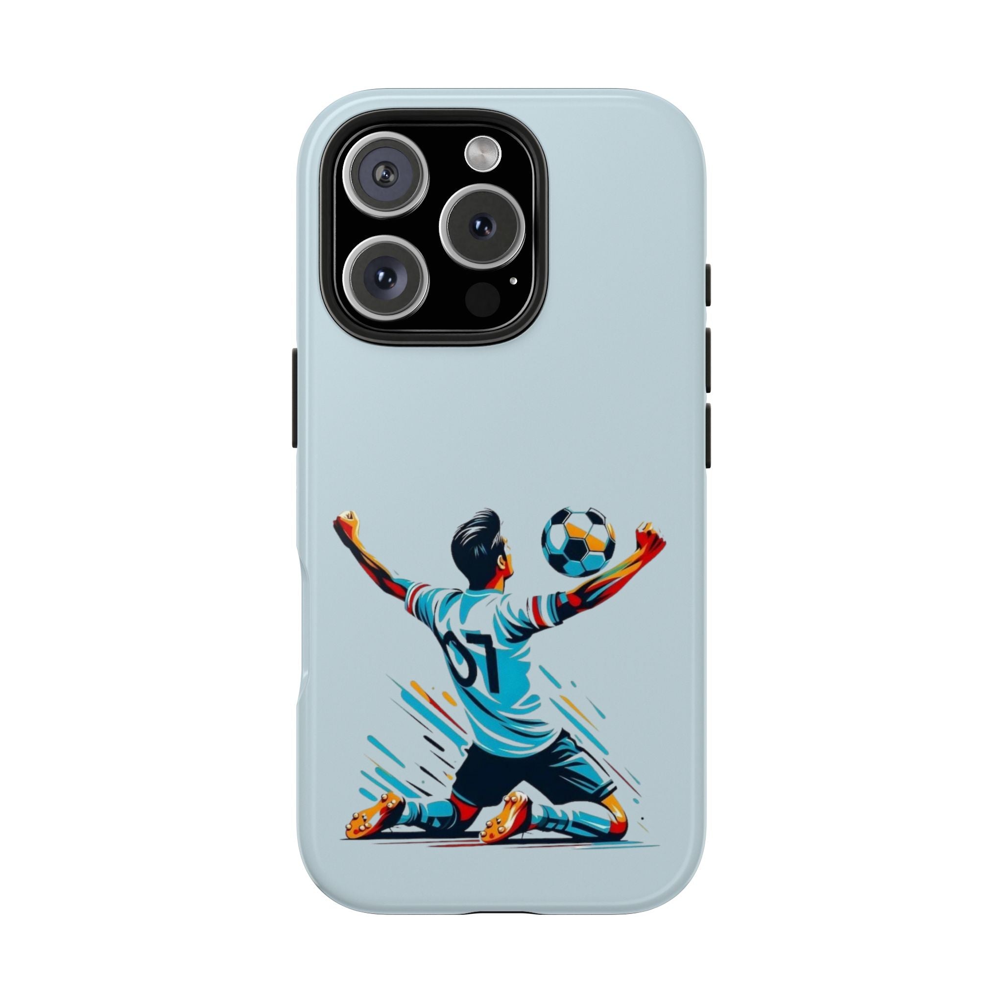 Soccer Celebration Tough Phone Case — Lightweight Protective iPhone Cover
