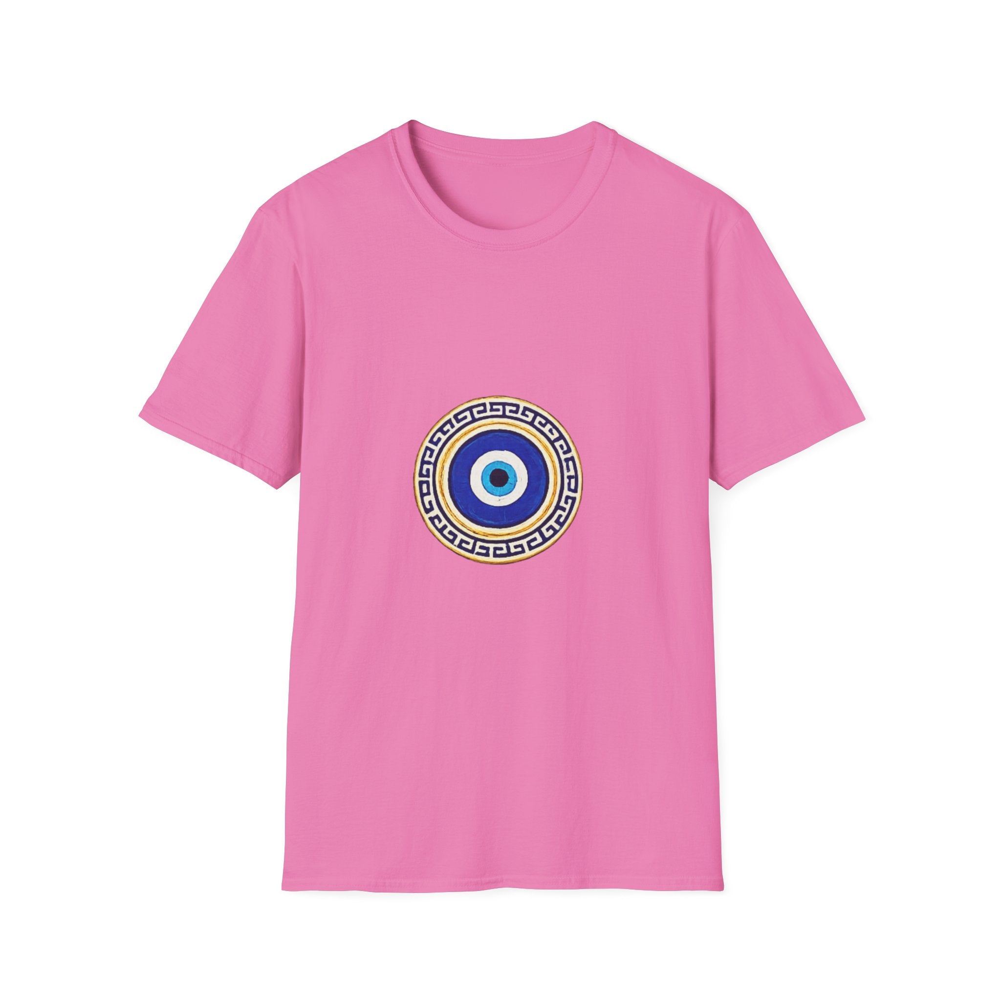 Evil Eye Crescent Lantern T‑Shirt — Protective Nazar Tee with Moon Lantern Design