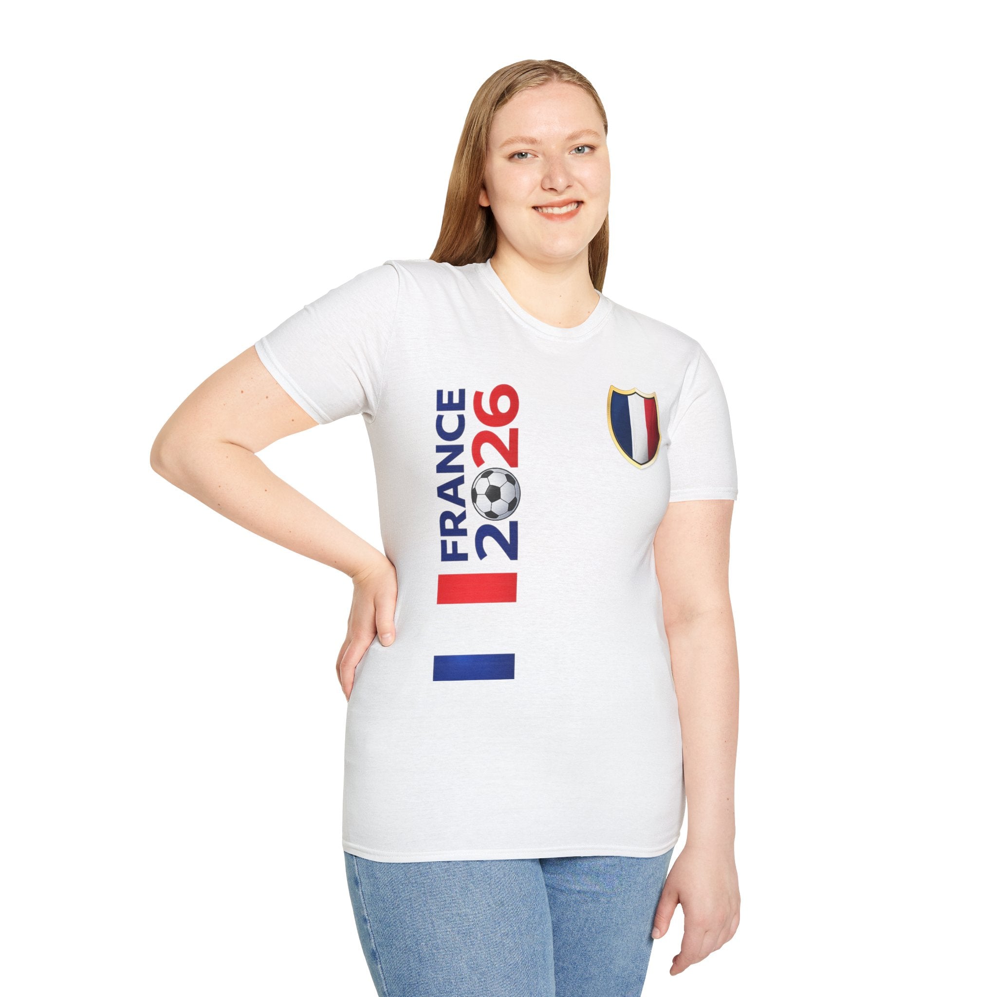 France 2026 Soccer T-Shirt — Tricolor Cup Fan Tee