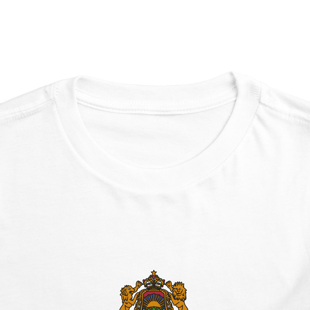 Morocco Toddler Tee — Morocco Crest & Map Kids Shirt