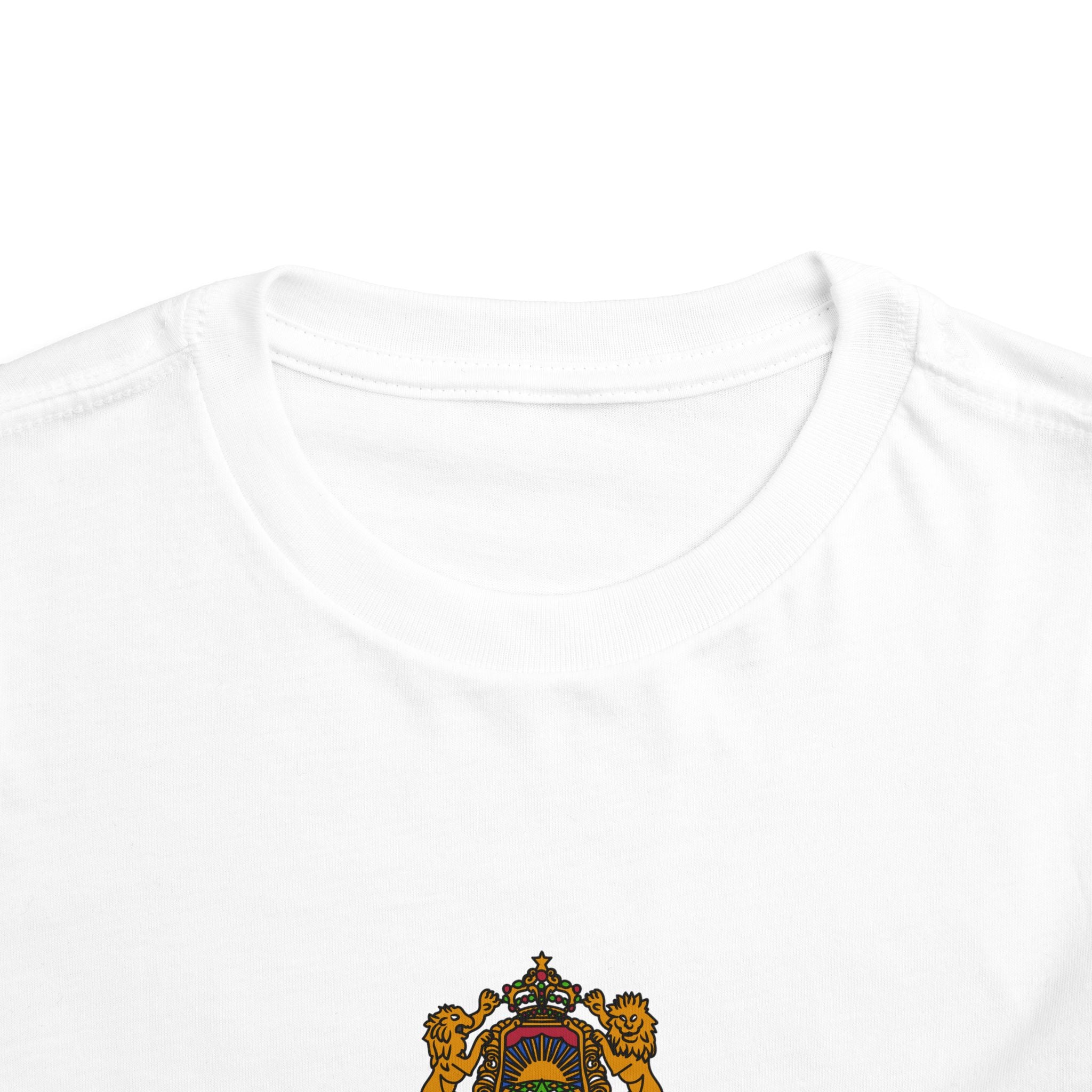 Morocco Toddler Tee — Morocco Crest & Map Kids Shirt