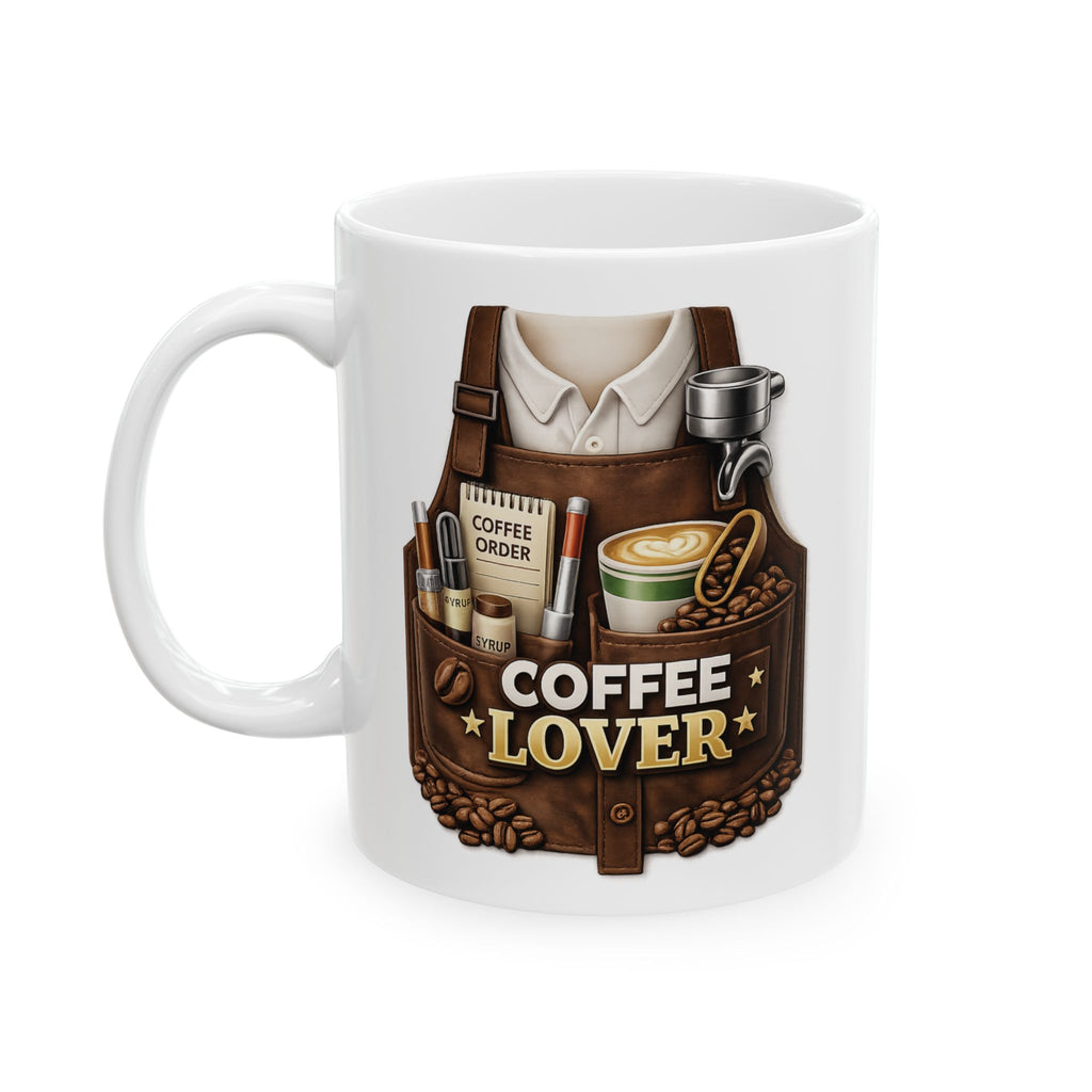 Coffee Lover Mug – 'Coffee Dealer' Vintage Roast Design (11oz & 15oz)