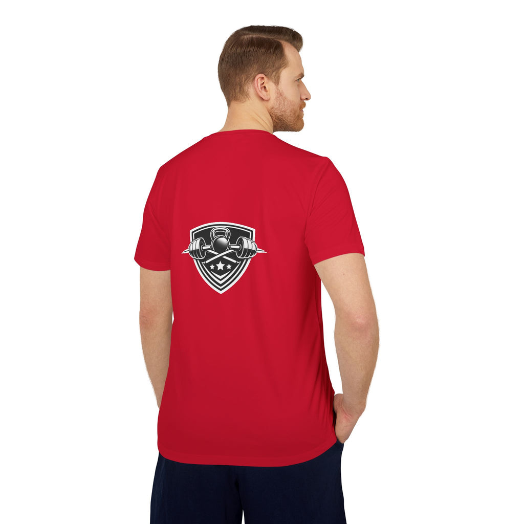 Fitness Graphic T-Shirt — Vintage Bodybuilder Barbell Design