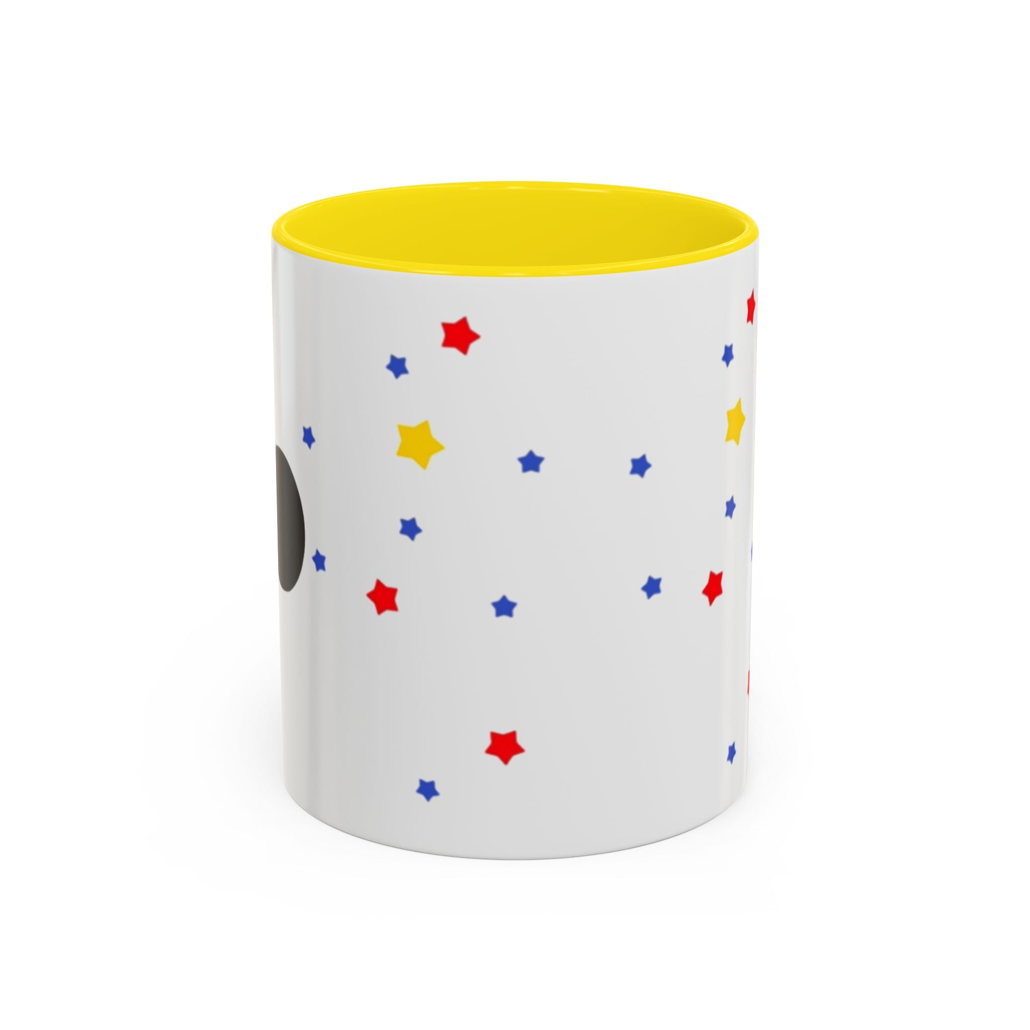 Mickey Mouse Accent Coffee Mug – Stars Pattern (11 oz)