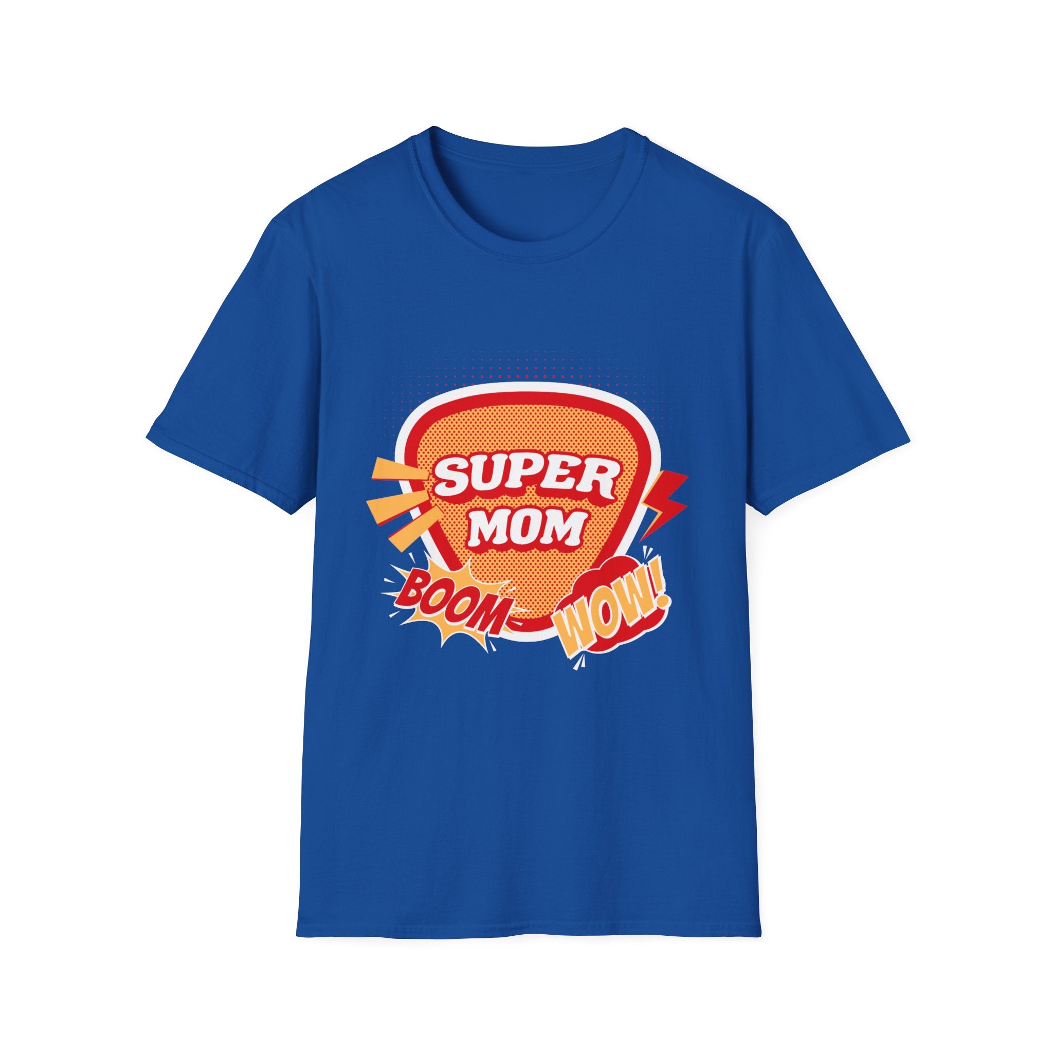 Super Mom T-Shirt — Retro Comic Boom Wow Mother's Day Tee