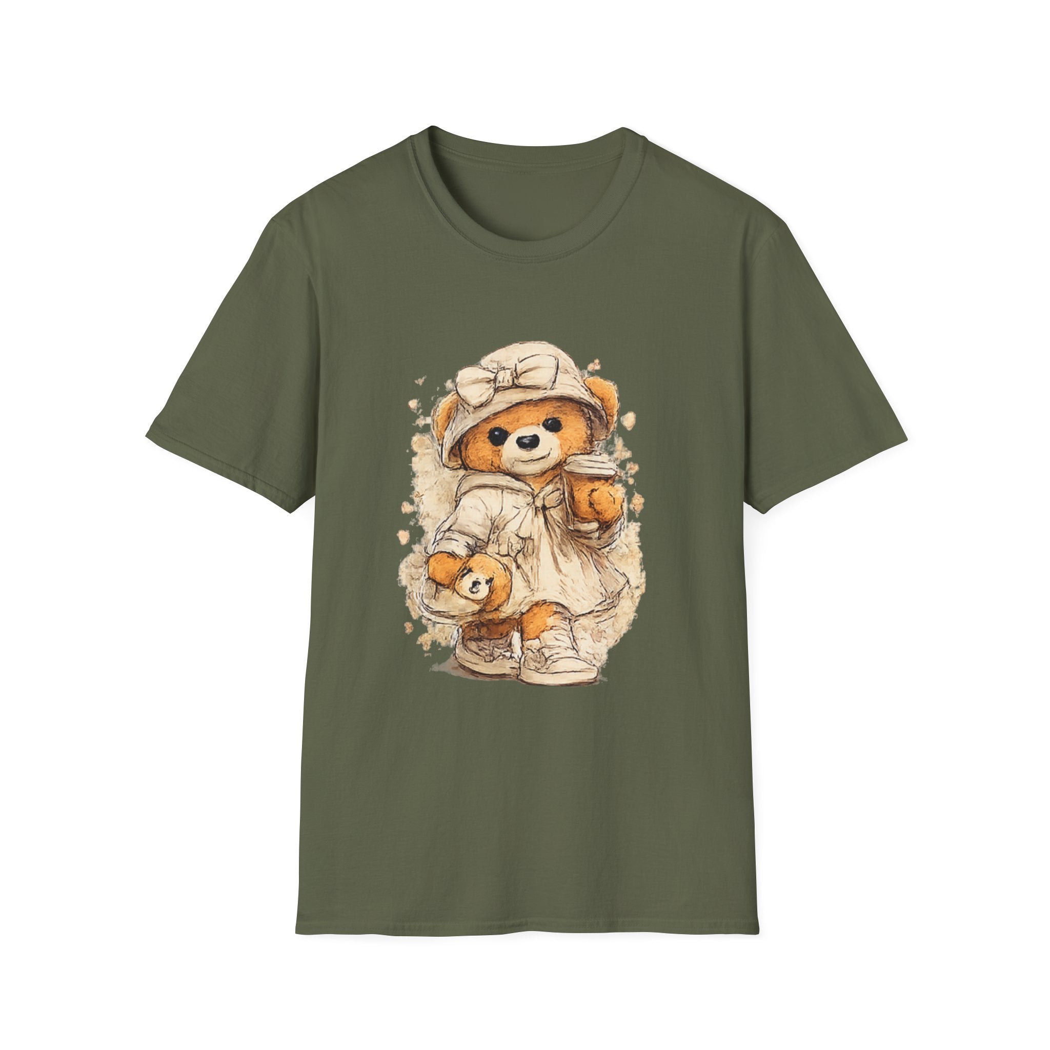 Cute Bear Mom & Baby T‑Shirt — Matching Mama Bear Graphic Tee