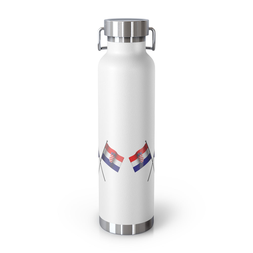 Croatia 2026 Soccer Tournament Stainless Bottle – USA Canada Mexico Championship Cup Design, 22oz Vacuum Insulated