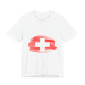 Swiss Flag T-Shirt — SUI Crest Short Sleeve Tee