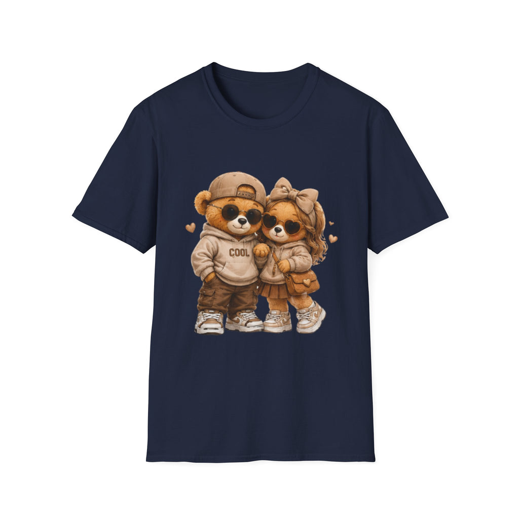 Cute Couple Bear Tee — Cozy Matching Cartoon Bear unisex T-Shirt