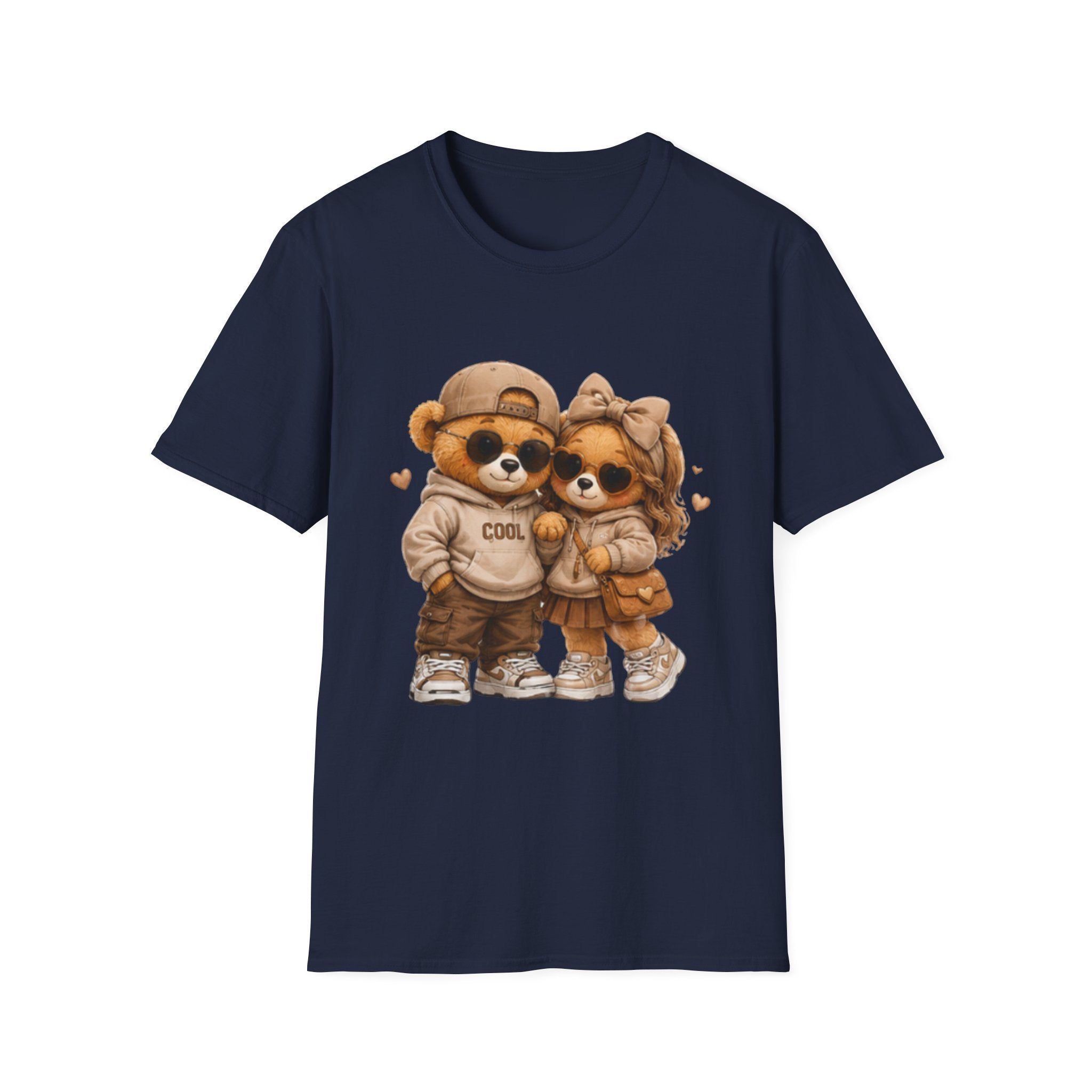 Cute Couple Bear Tee — Cozy Matching Cartoon Bear unisex T-Shirt