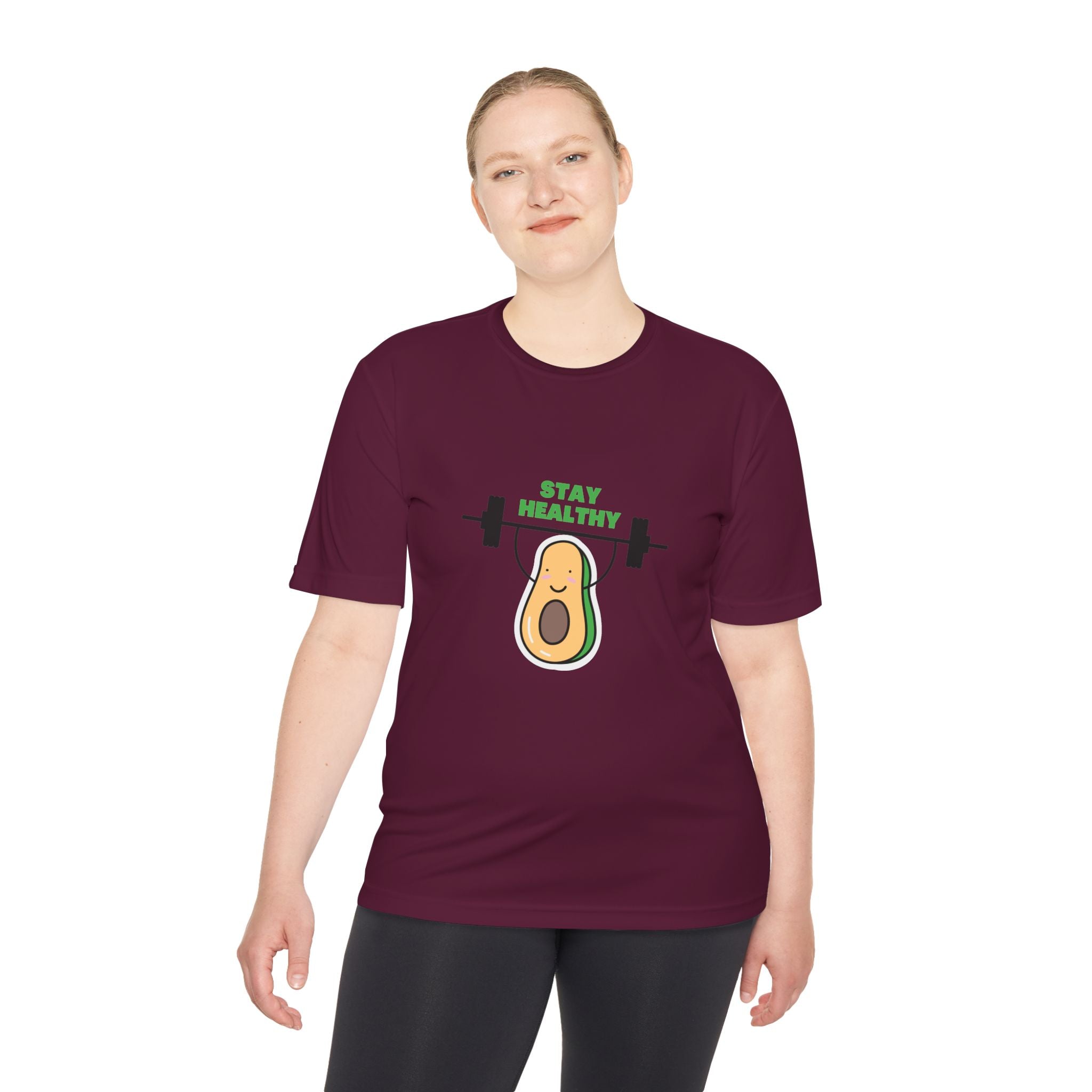 Stay Healthy Avocado Weightlifting Tee