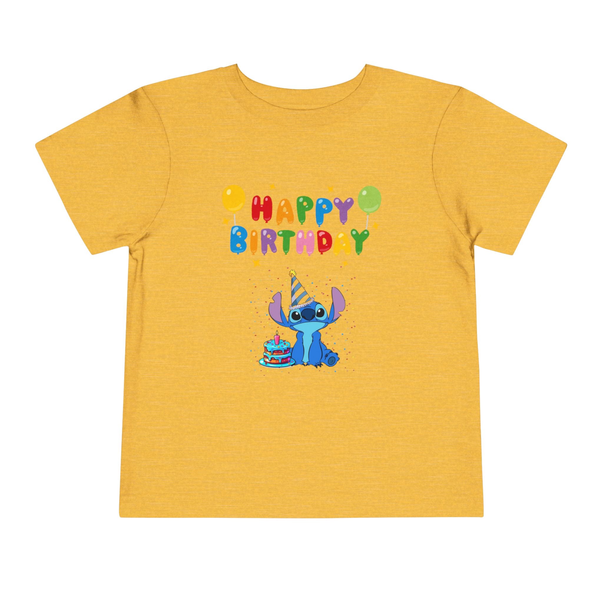 Stiche birthday Toddler Short Sleeve Tee