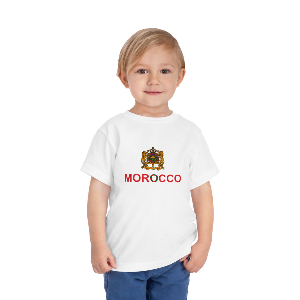 Morocco Toddler Tee — Morocco Crest & Map Kids Shirt