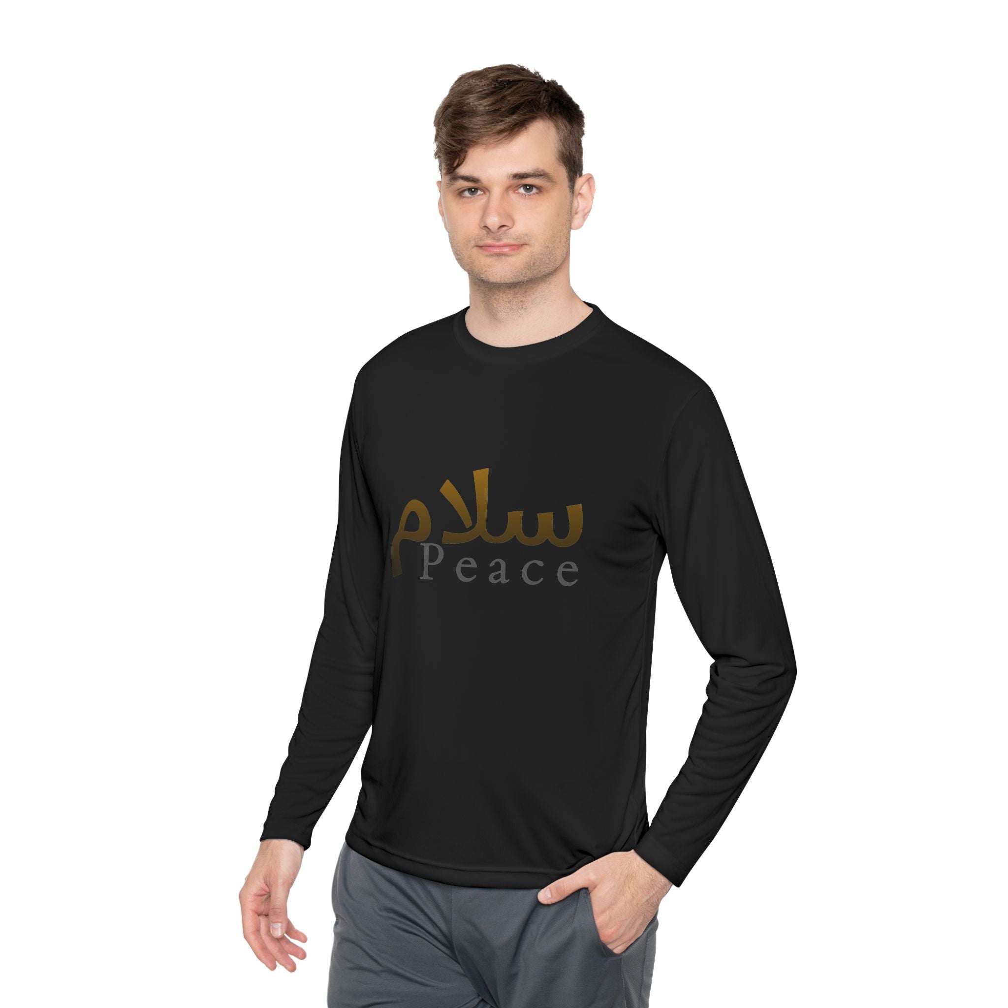 Peace Arabic Script Long Sleeve Tee
