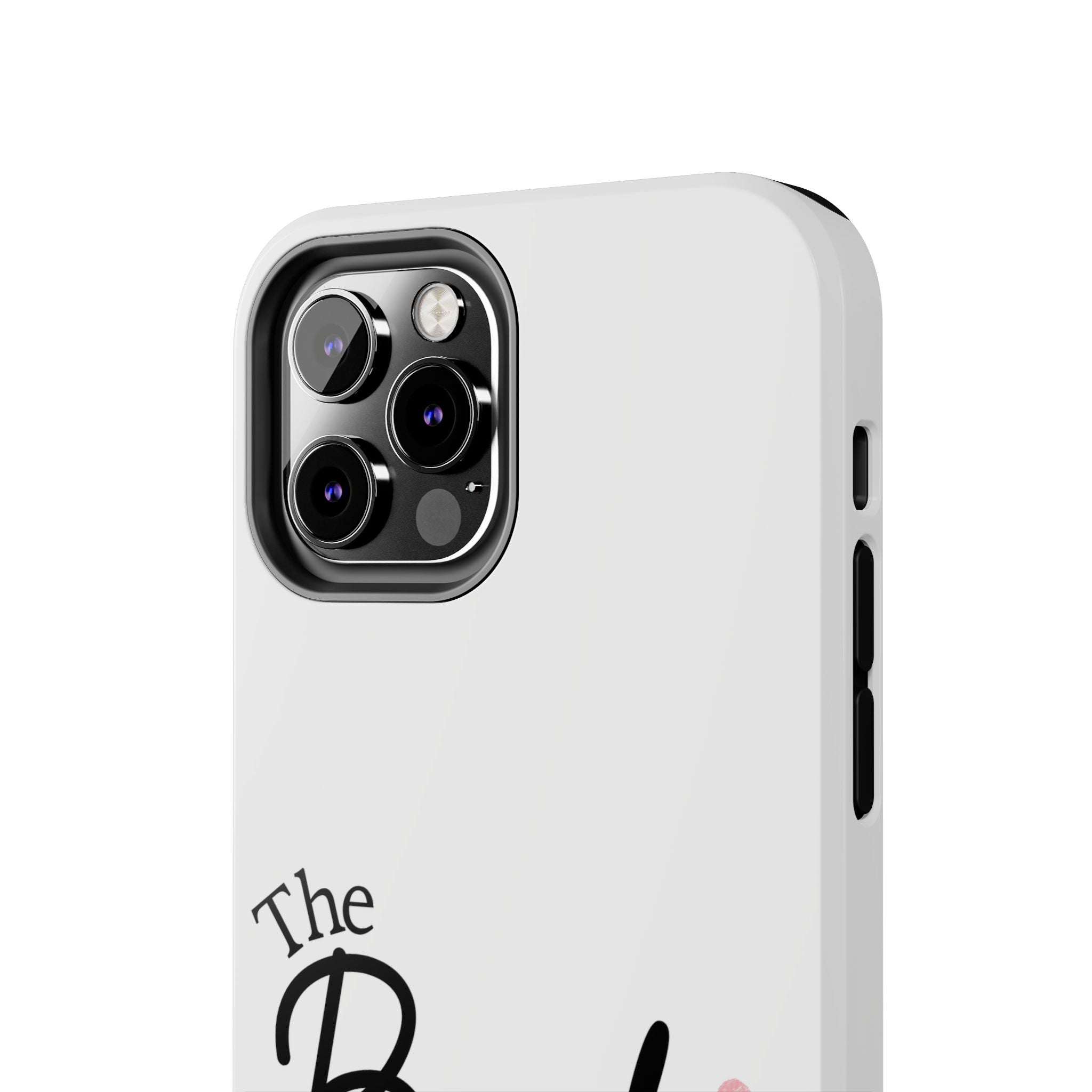 Bride Tough Phone Case — "The Bride" Script with Pink Heart | Bachelorette & Wedding Accessory