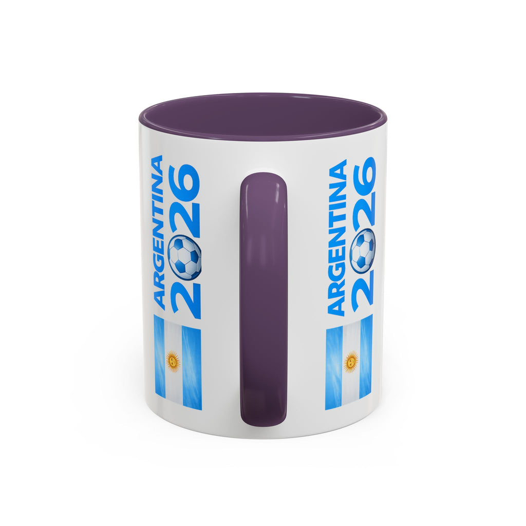 Argentina 2026 Soccer Cup Mug – Accent Coffee Cup (11/15oz)