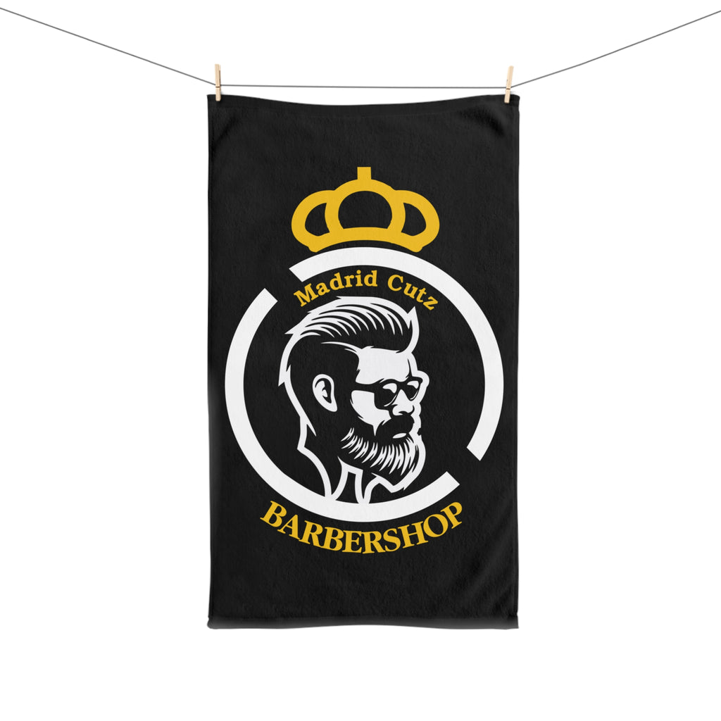 Barbershop Logo Hand Towel – Madrid Cutz Grooming Towel