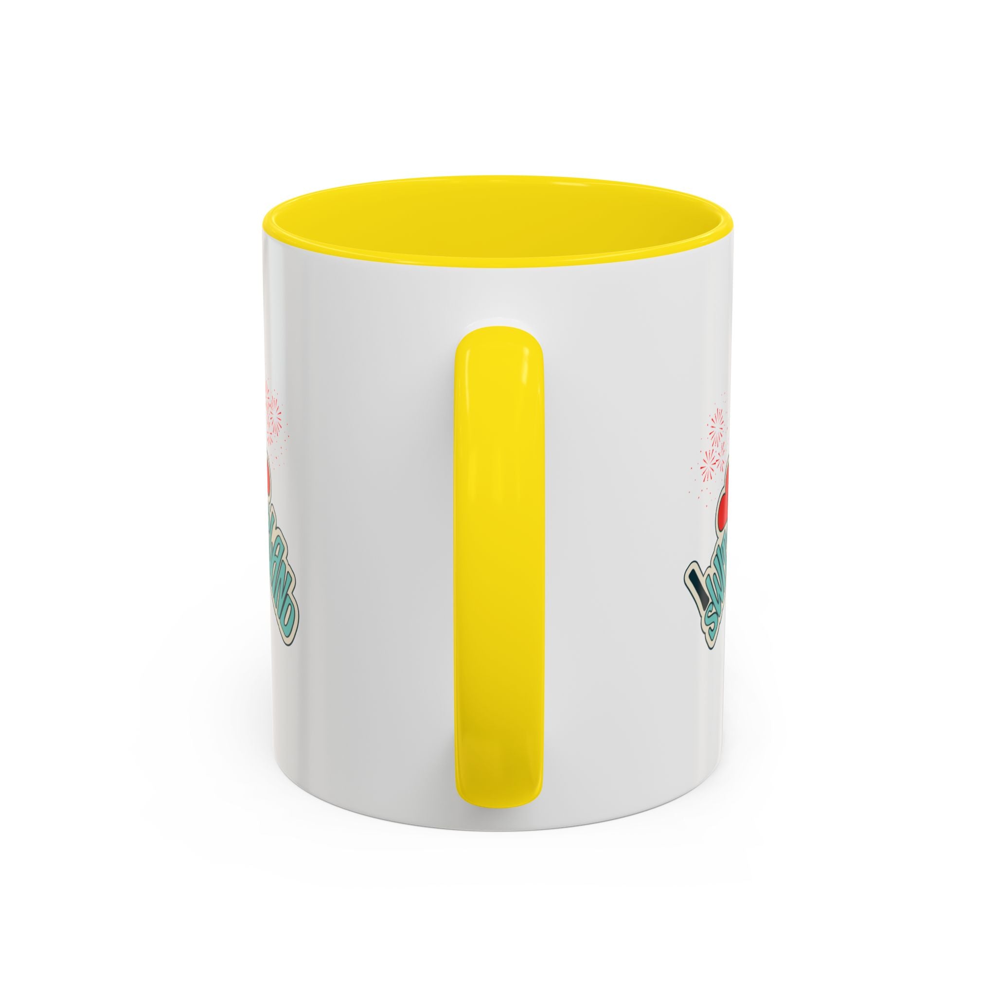 Switzerland Flag Accent Coffee Mug – I  Switzerland Travel Souvenir