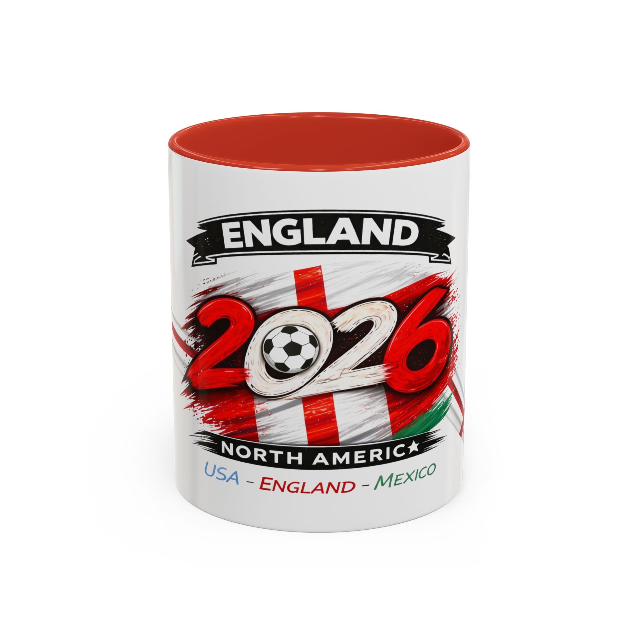 England 2026 Soccer  Cup Mug – North America (USA • England • Mexico)