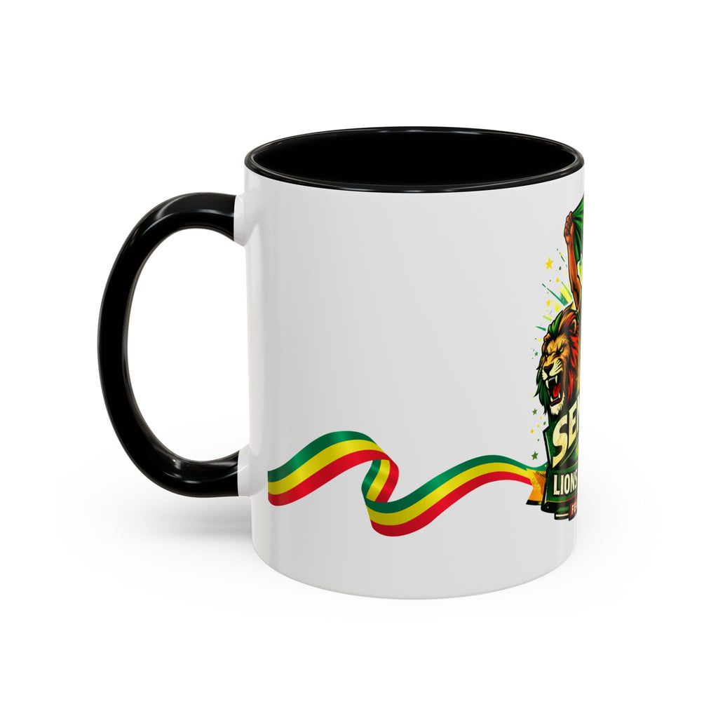 Senegal Lions of Teranga Coffee Mug – 11/15oz Accent Mug (Fear The Lions)