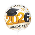 Class of 2026 Graduate Balloon — 11" Round/Heart-Shaped Graduation Balloon