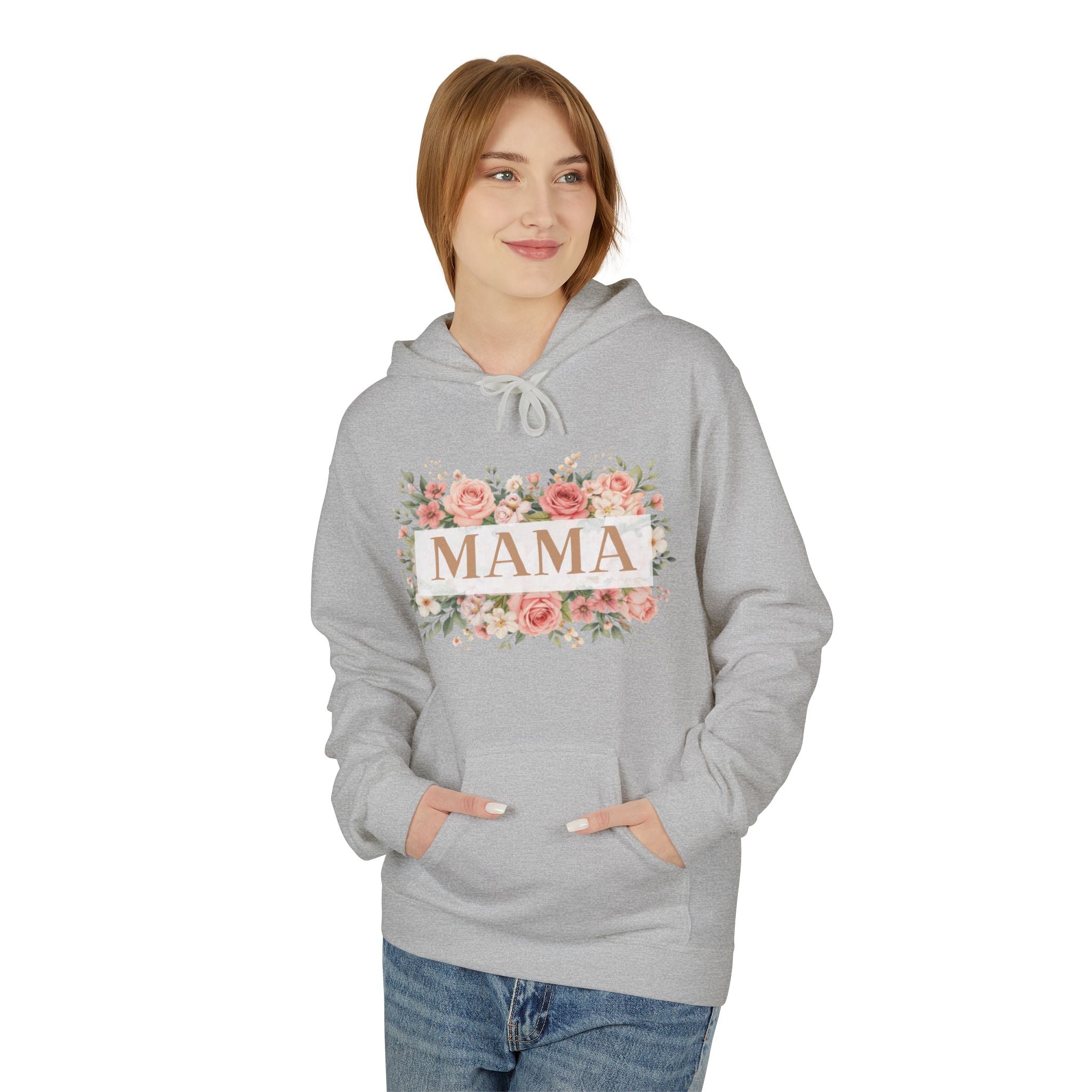 Mama Floral Hoodie — Cozy Mother's Day Sweatshirt