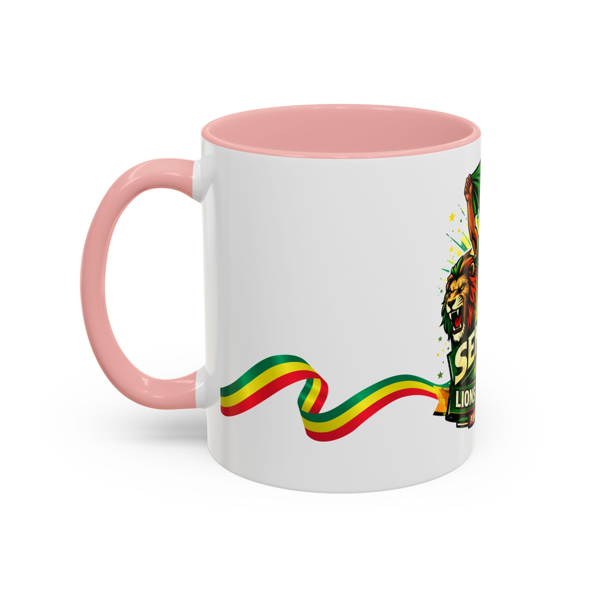 Senegal Lions of Teranga Coffee Mug – 11/15oz Accent Mug (Fear The Lions)