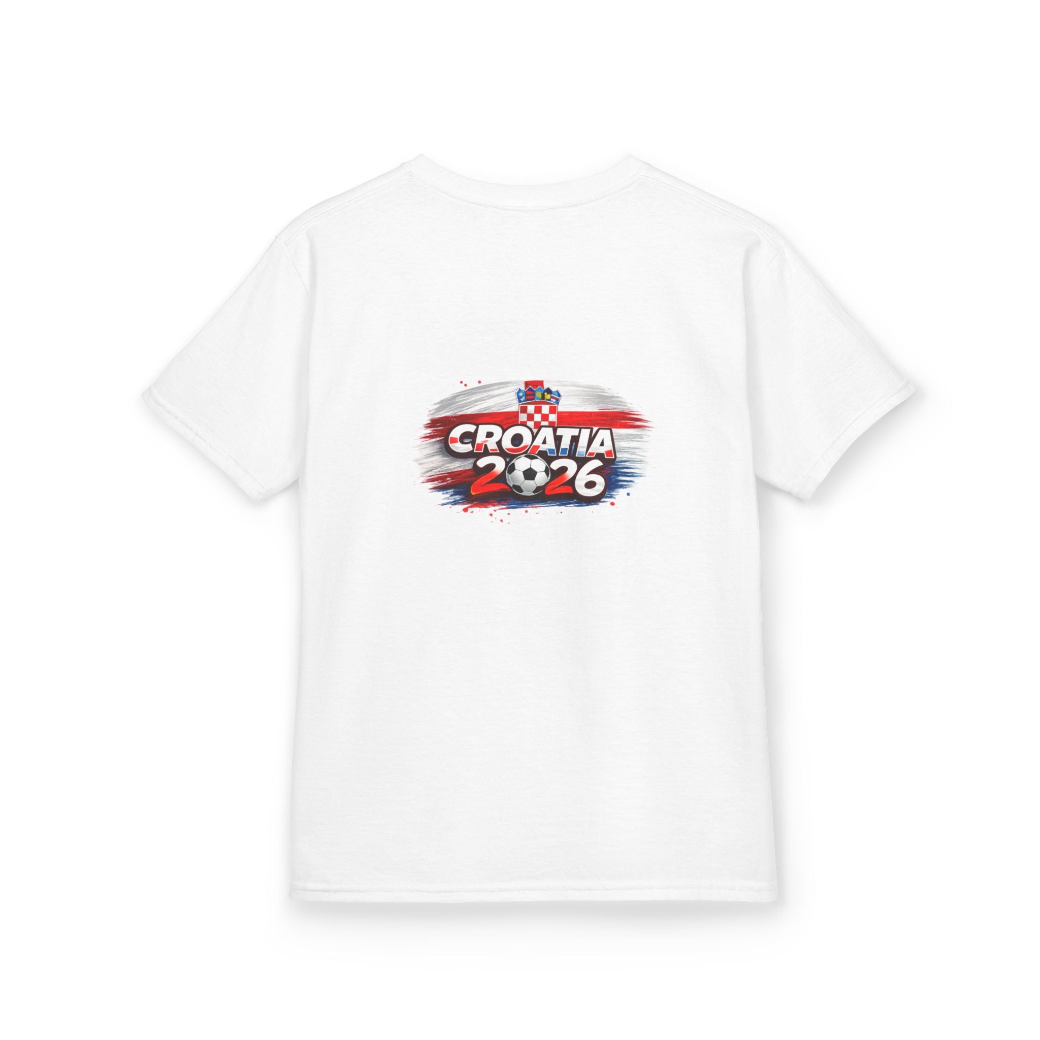 Croatia Kids Croatia Flag T-Shirt — Croatia 2026 Soccer Fan Tee