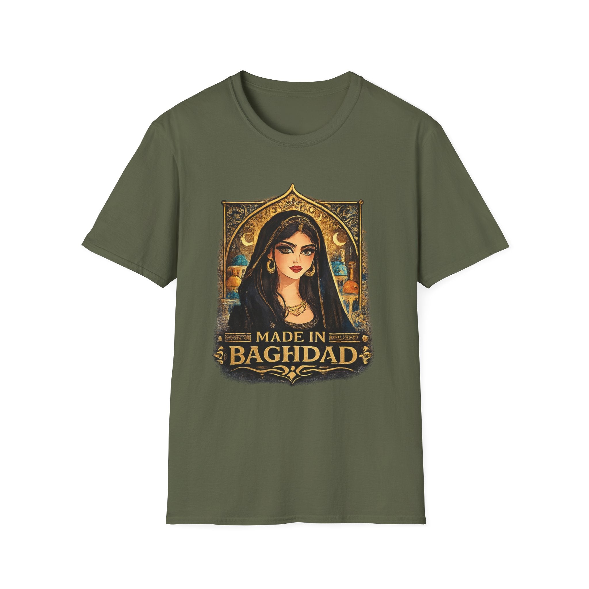 Made in Baghdad T-Shirt — Vintage Arabian Woman Graphic Tee