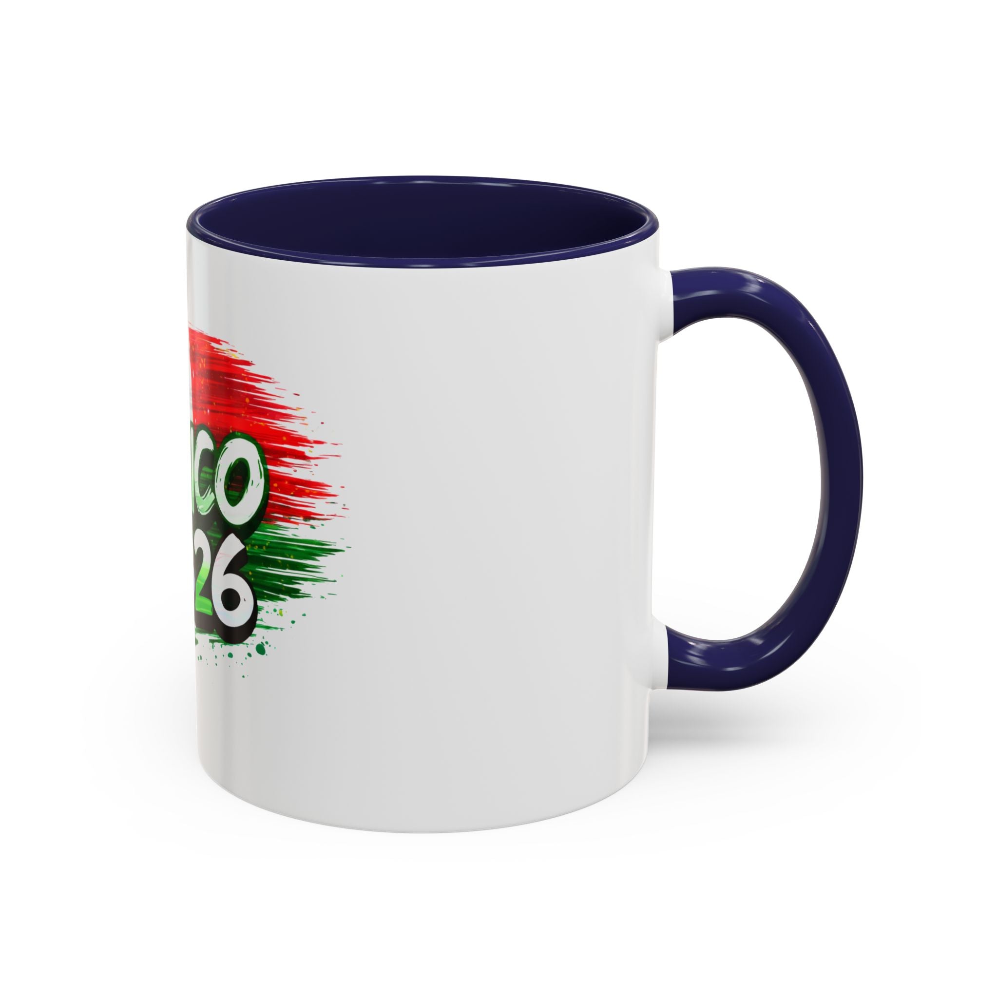 Mexico 2026 Soccer Mug — Mexican Flag Football Cup Coffee Cup (11/15oz)
