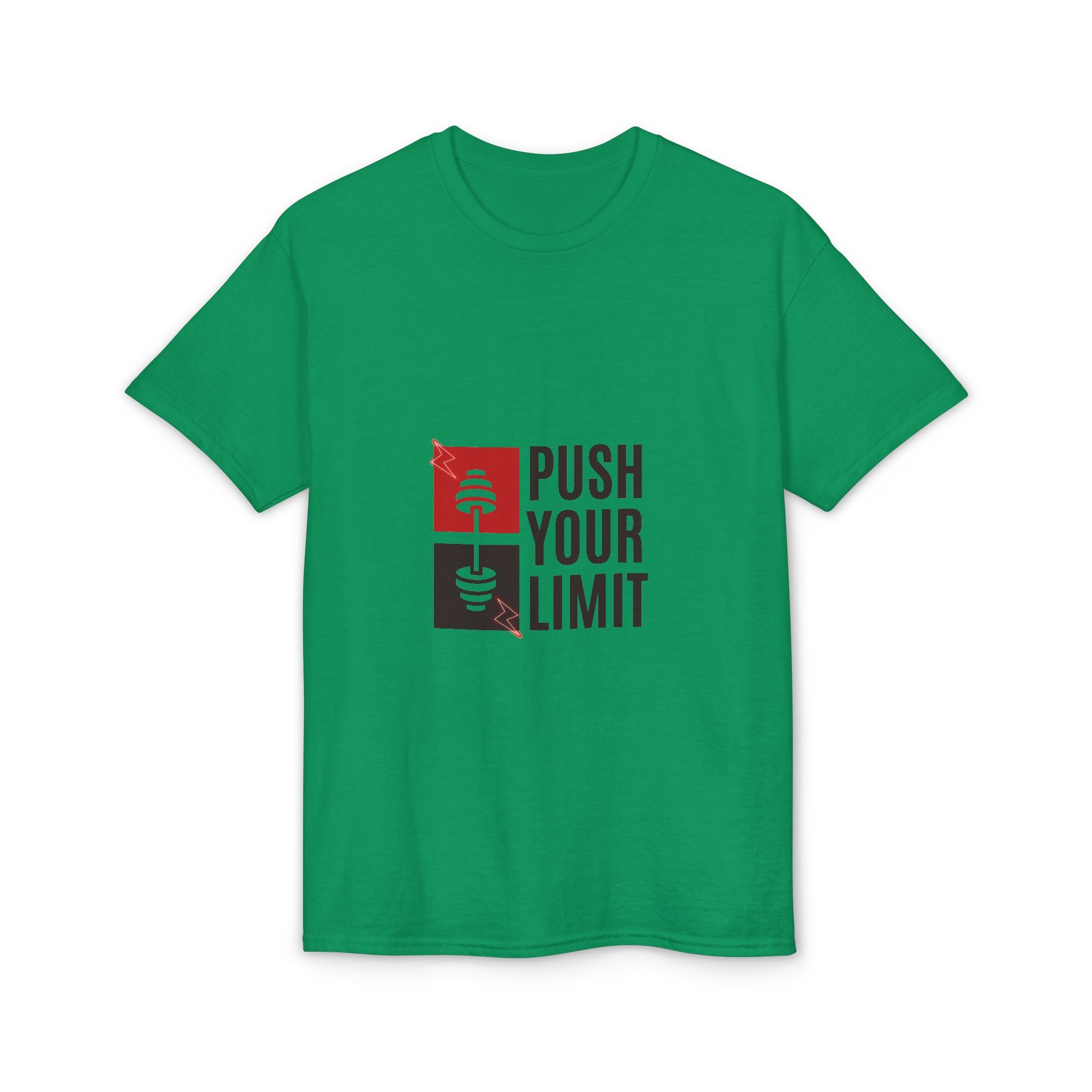 Push Your Limit T-Shirt — Motivational Gym Fitness Tee