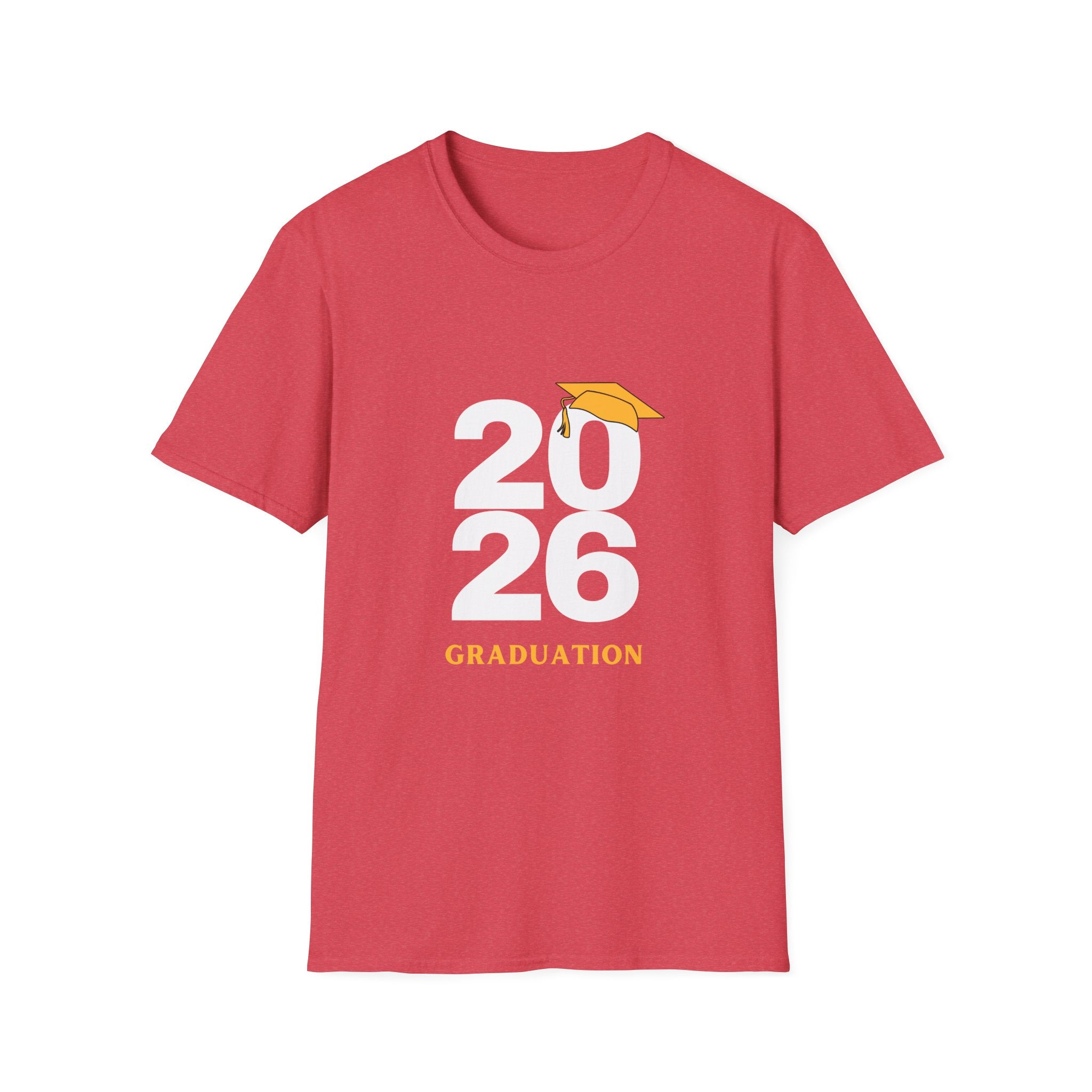 2026 Graduation T-Shirt with Cap Graphic — Class of 2026 Celebration Tee