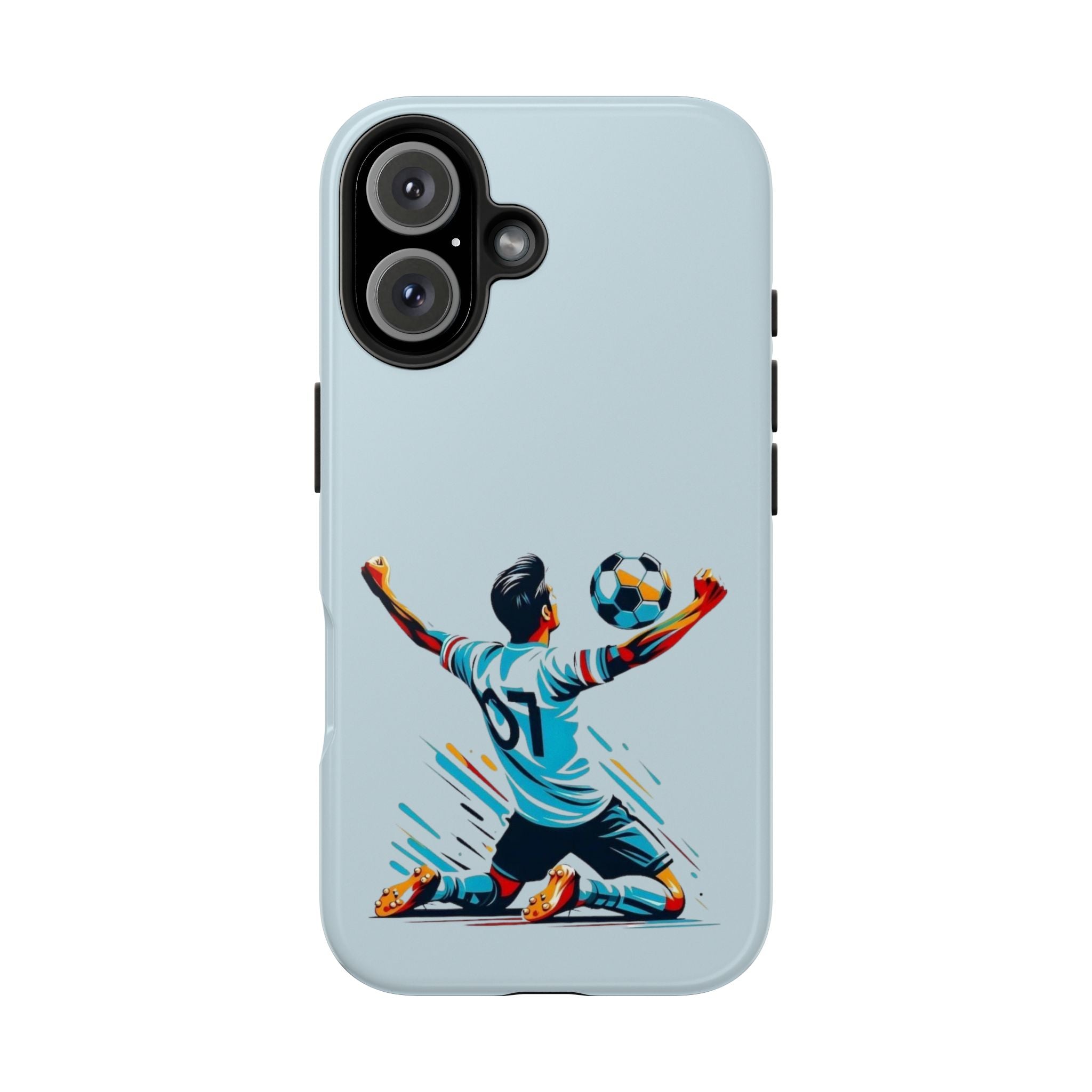 Soccer Celebration Tough Phone Case — Lightweight Protective iPhone Cover