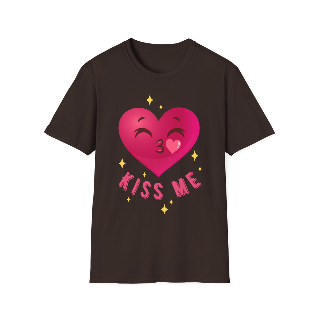 Kiss Me Heart Graphic T-Shirt — Cute Valentine’s Day Tee