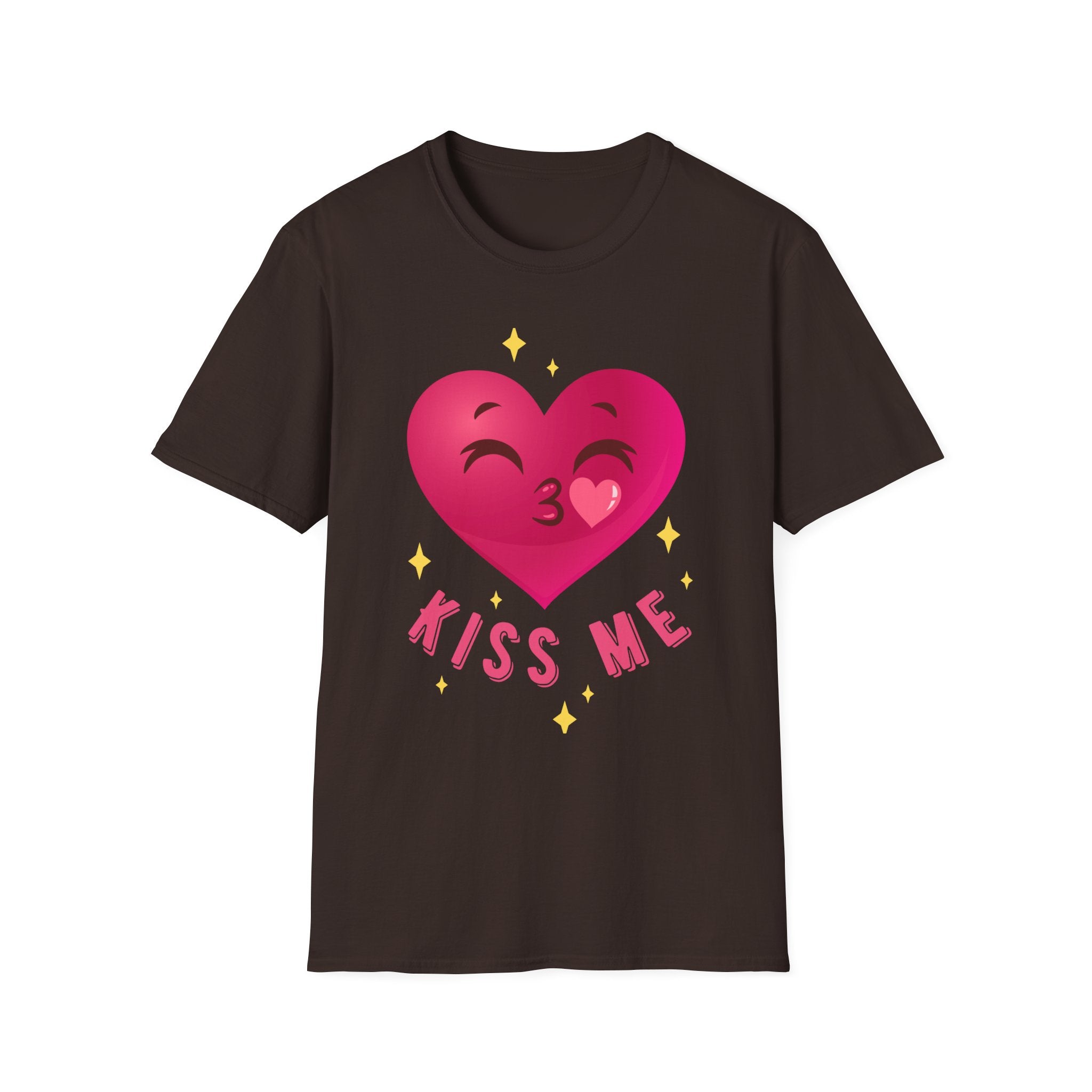 Kiss Me Heart Graphic T-Shirt — Cute Valentine’s Day Tee