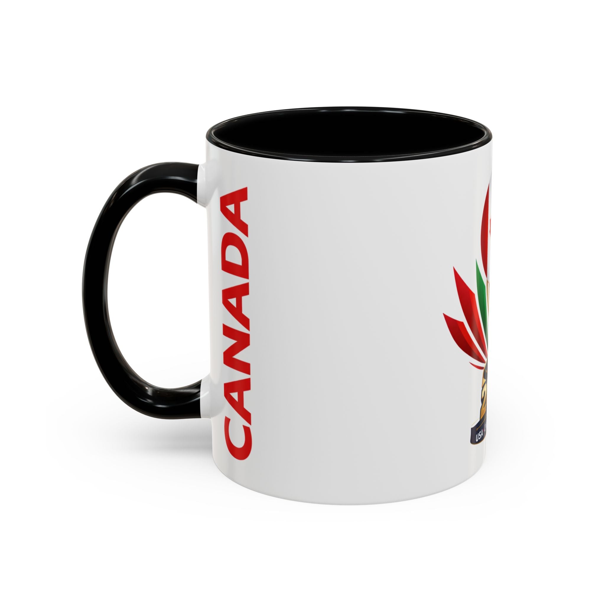Canada 2026 Soccer Trophy Accent Coffee Mug — USA Canada Mexico Tournament Souvenir (11/15oz)