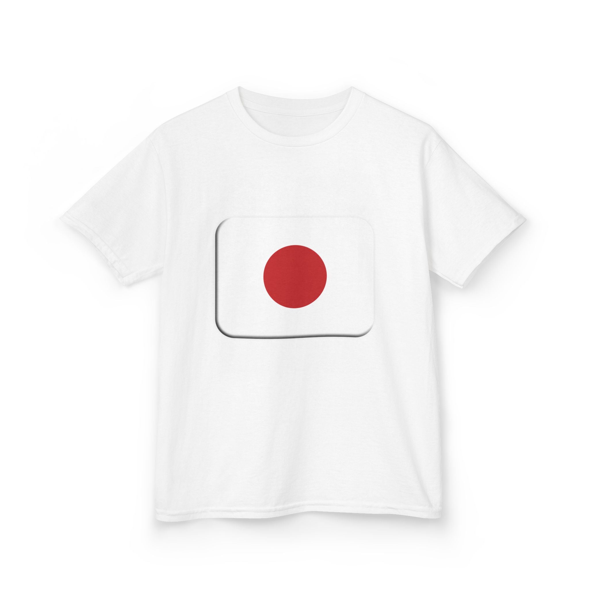 Kids Japan Flag T-Shirt — Red Sun Tee with 'JAPAN' Back Print