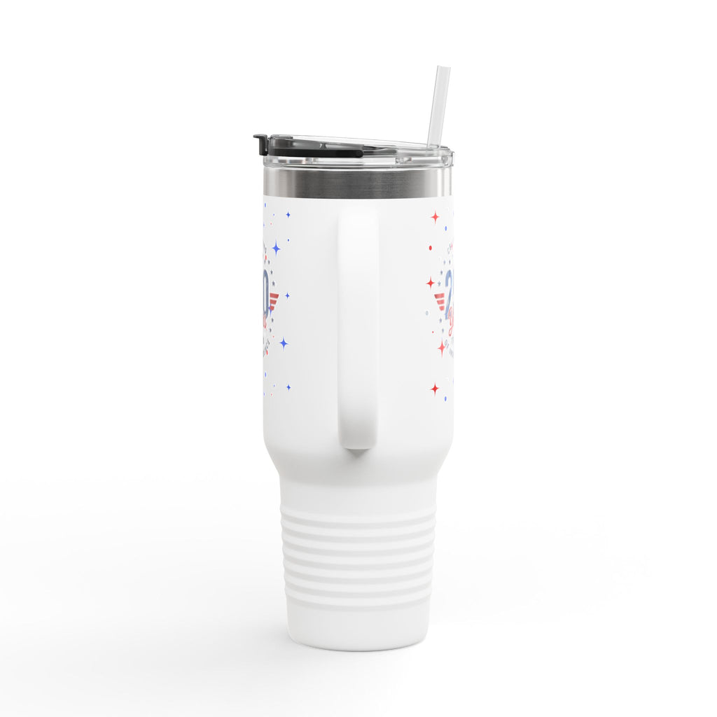 250 Years Independence 40oz Insulated Travel Mug — Patriotic Celebration Tumbler