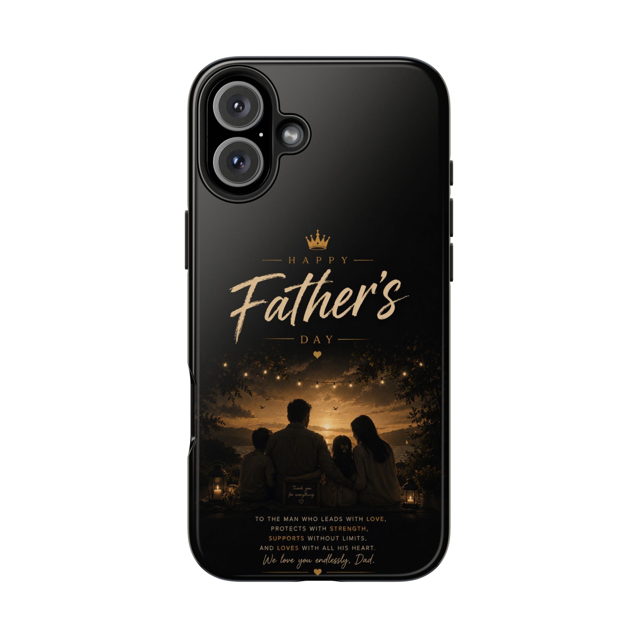 Father’s Day Tough Phone Case — Personalized Sentimental Nightscape Design