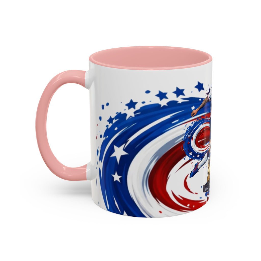 2026 CONCACAF Soccer Champion Accent Mug — USA Canada Mexico  Cup Qualifier Design