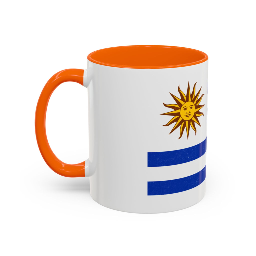 Uruguay Flag Accent Coffee Mug – Blue Stripes with Sun of May, 11oz & 15oz