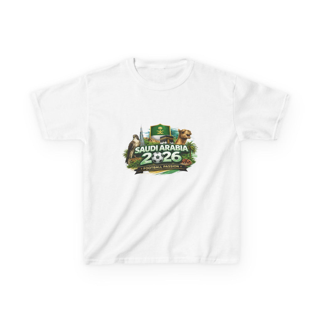 Saudi Arabia 2026 Kids T‑Shirt — Cup Inspired Football Fan Tee