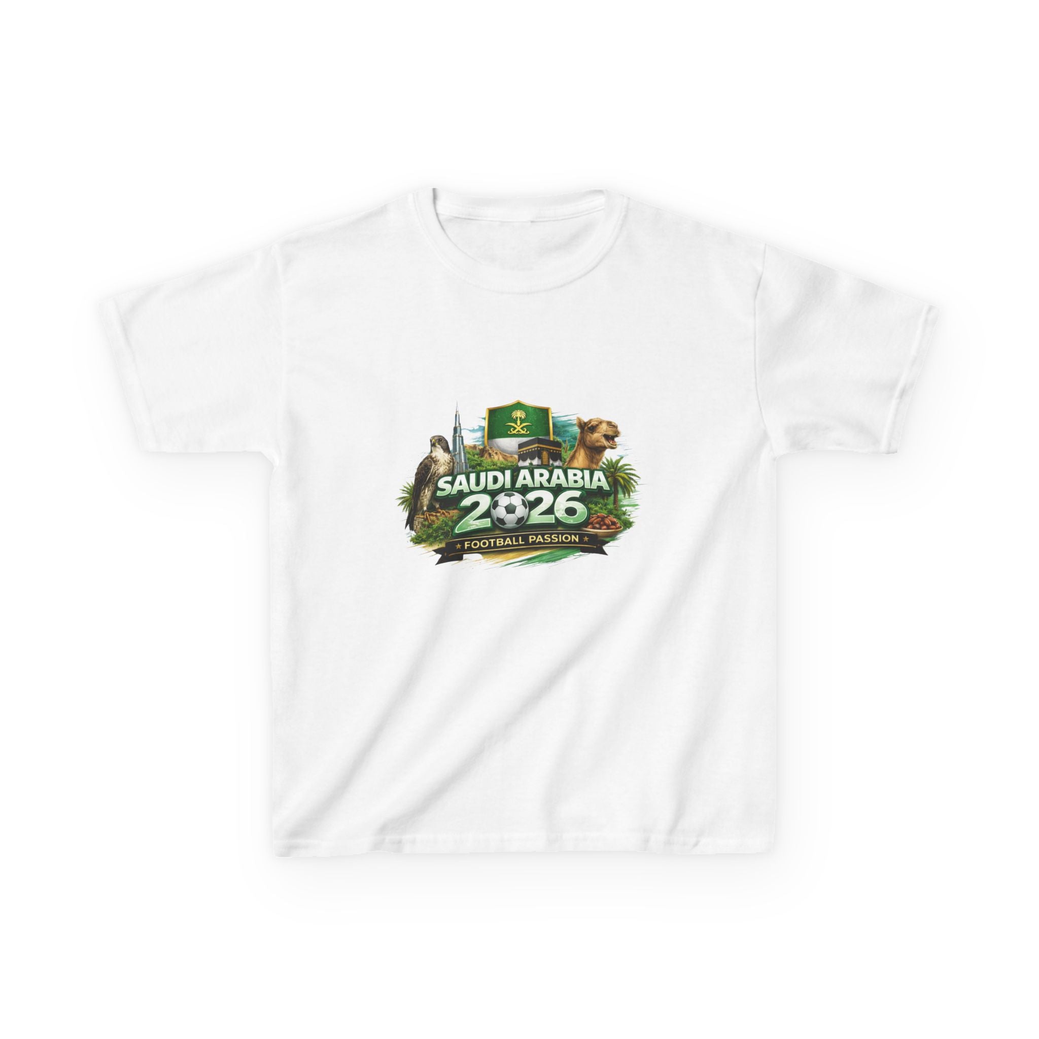 Saudi Arabia 2026 Kids T‑Shirt — Cup Inspired Football Fan Tee