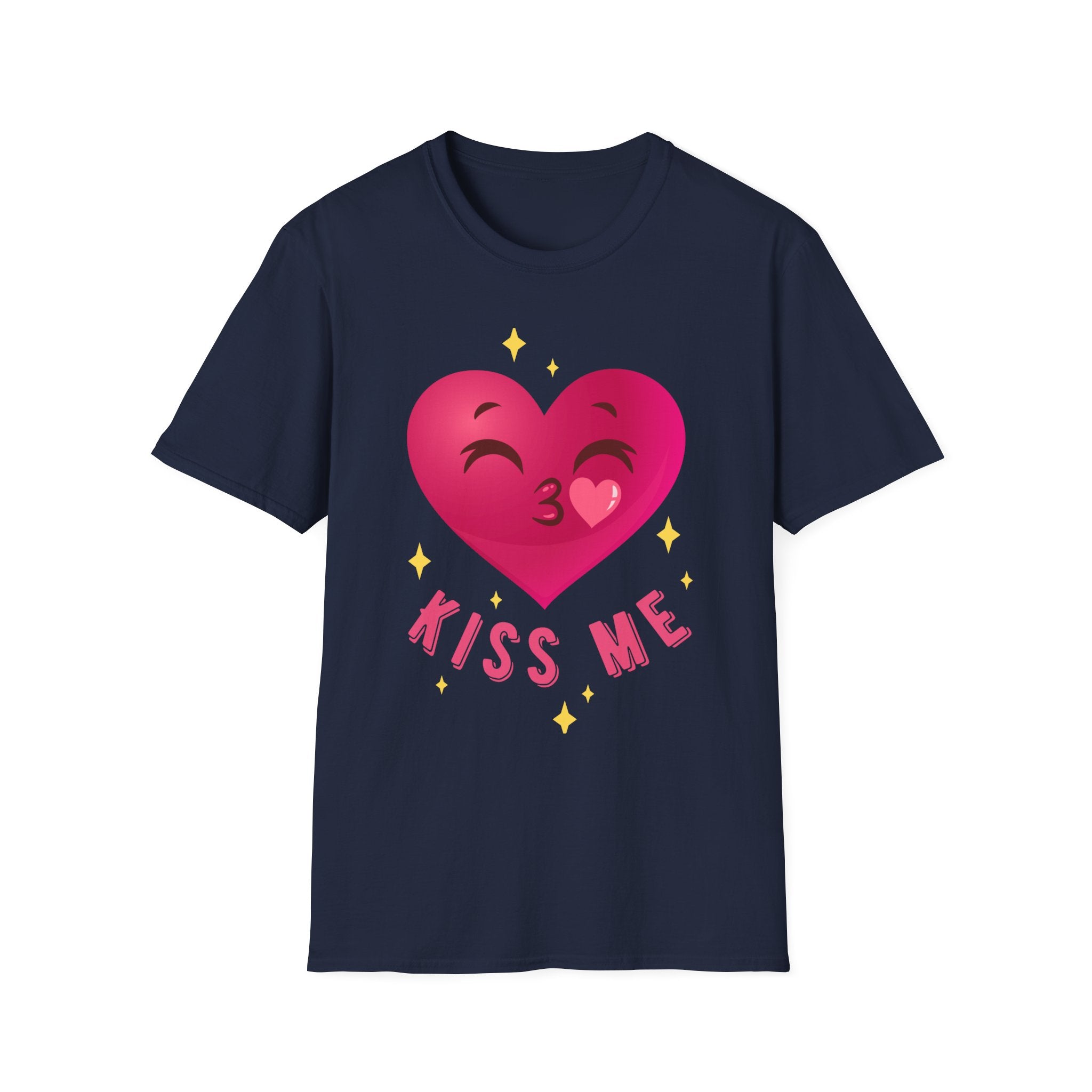 Kiss Me Heart Graphic T-Shirt — Cute Valentine’s Day Tee
