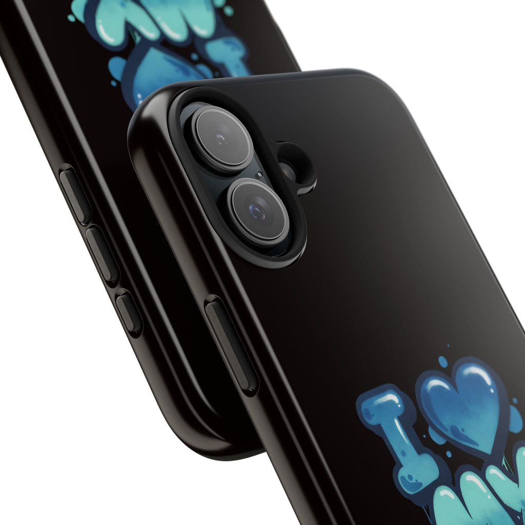 I Love My GF Phone Case — Protective Glossy "I  My GF" Design
