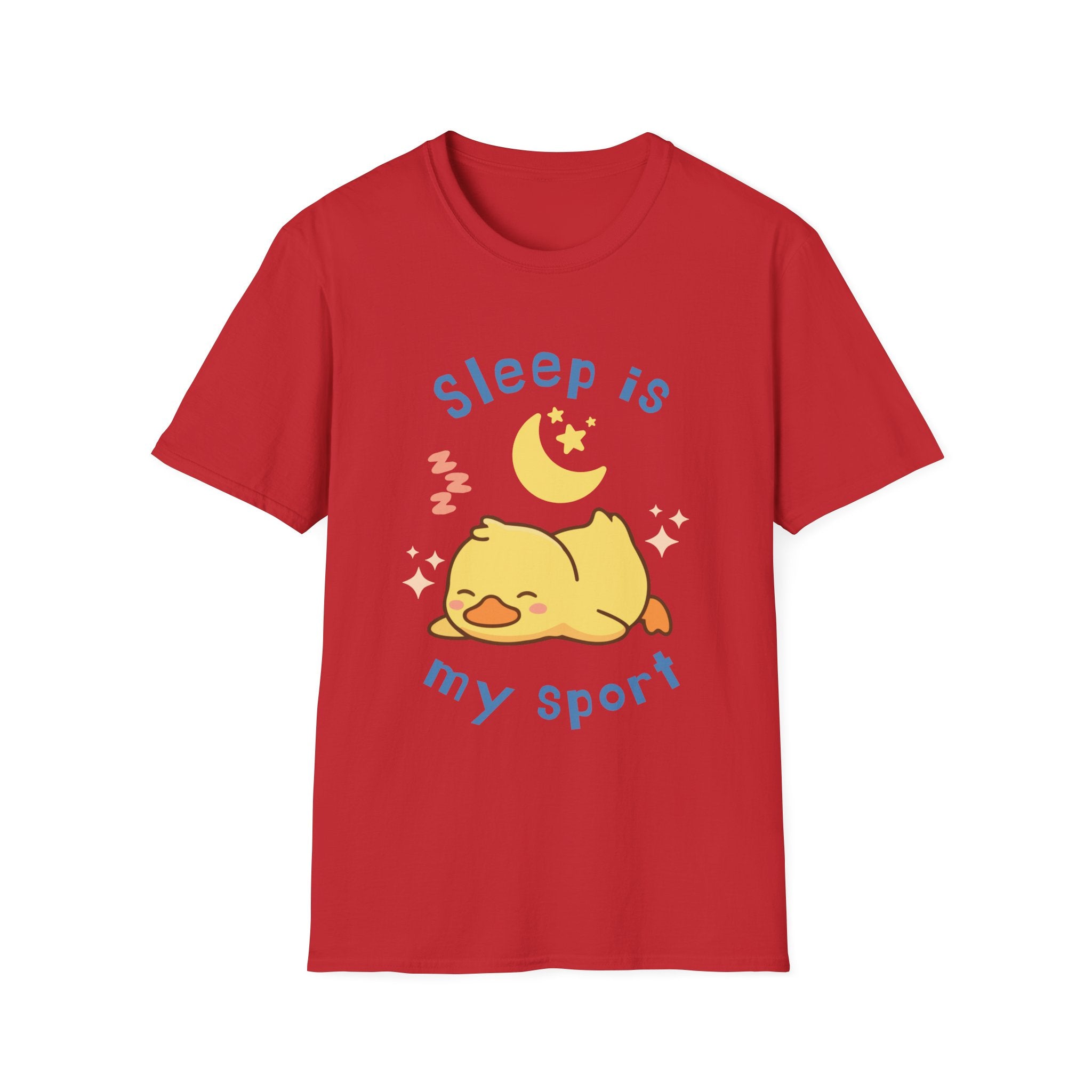 Sleep Is My Sport T-Shirt — Cute Sleeping Duck Graphic Tee